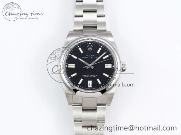 Oyster Perpetual 124300 41mm DIWF 1:1 Best Edition 904L Steel Black Dial A3230