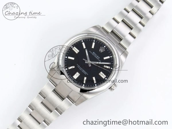 Oyster Perpetual 124300 41mm DIWF 1:1 Best Edition 904L Steel Black Dial A3230