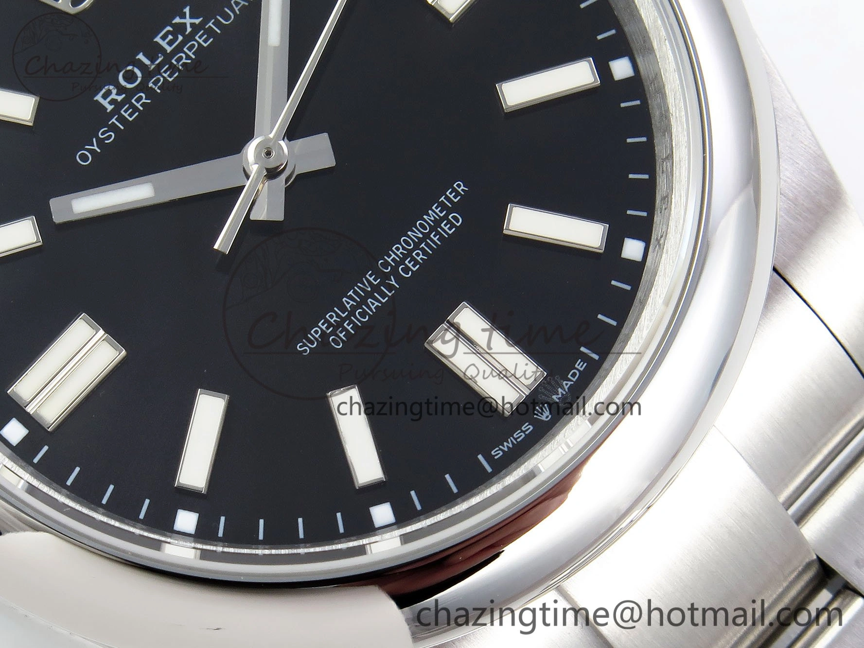 Oyster Perpetual 124300 41mm DIWF 1:1 Best Edition 904L Steel Black Dial A3230
