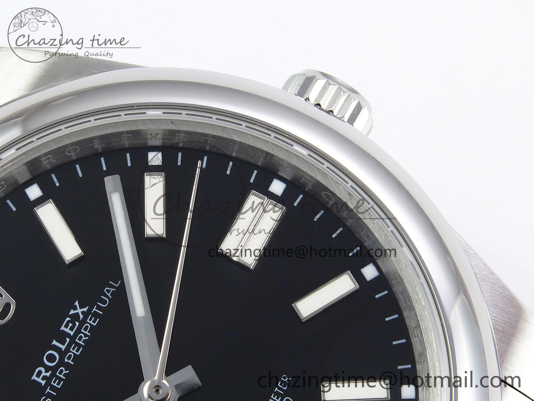 Oyster Perpetual 124300 41mm DIWF 1:1 Best Edition 904L Steel Black Dial A3230