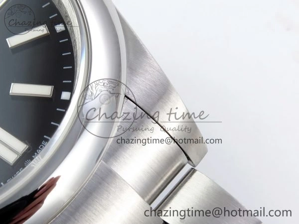 Oyster Perpetual 124300 41mm DIWF 1:1 Best Edition 904L Steel Black Dial A3230