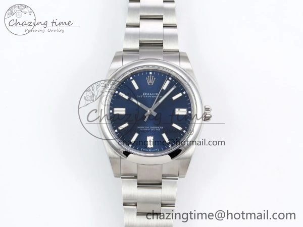 Oyster Perpetual 124300 41mm DIWF 1:1 Best Edition 904L Steel Blue Dial A3230
