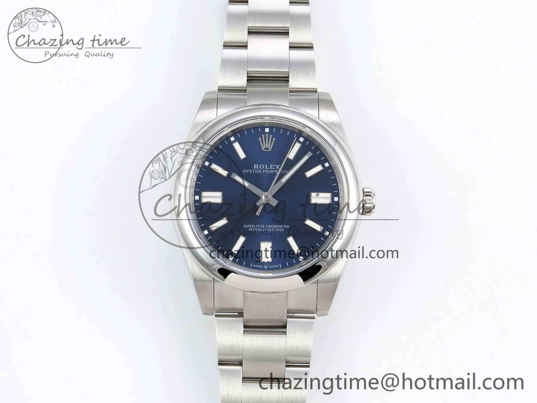Oyster Perpetual 124300 41mm DIWF 1:1 Best Edition 904L Steel Blue Dial A3230
