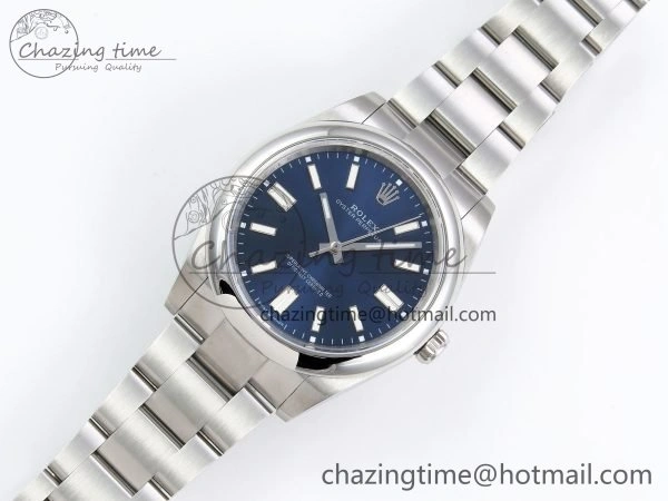 Oyster Perpetual 124300 41mm DIWF 1:1 Best Edition 904L Steel Blue Dial A3230