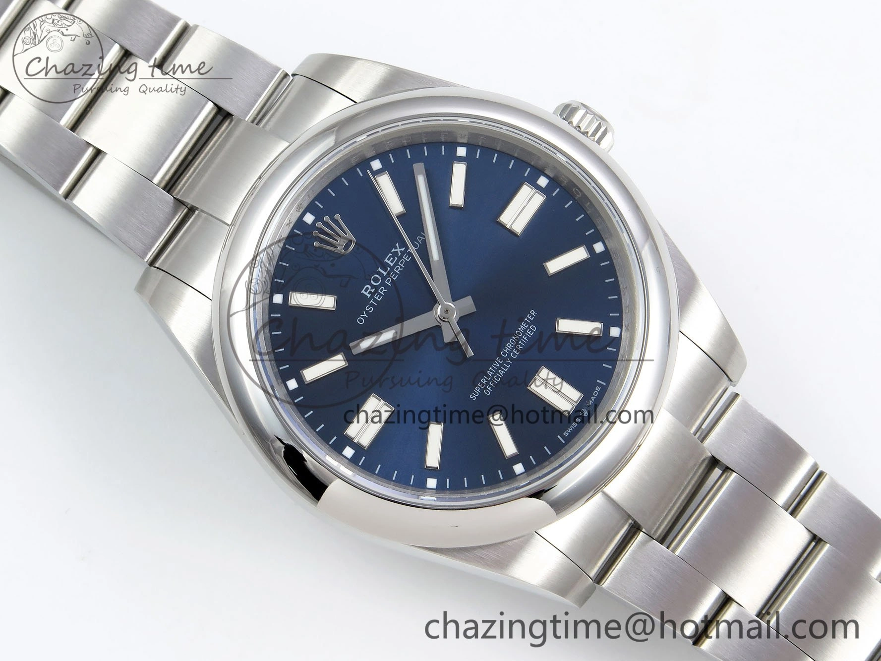 Oyster Perpetual 124300 41mm DIWF 1:1 Best Edition 904L Steel Blue Dial A3230
