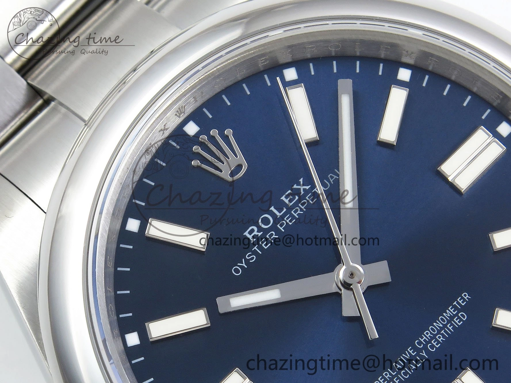 Oyster Perpetual 124300 41mm DIWF 1:1 Best Edition 904L Steel Blue Dial A3230