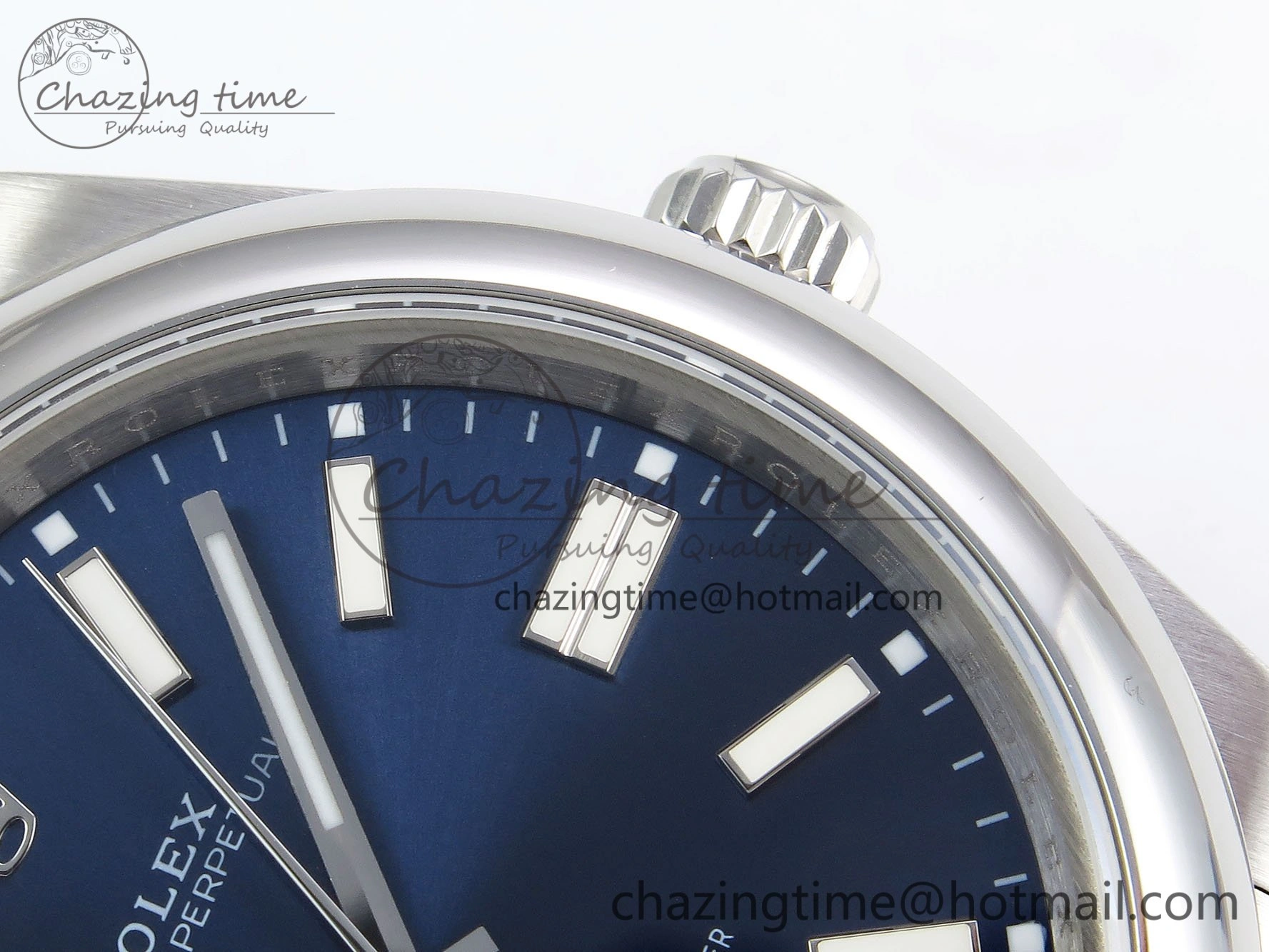 Oyster Perpetual 124300 41mm DIWF 1:1 Best Edition 904L Steel Blue Dial A3230