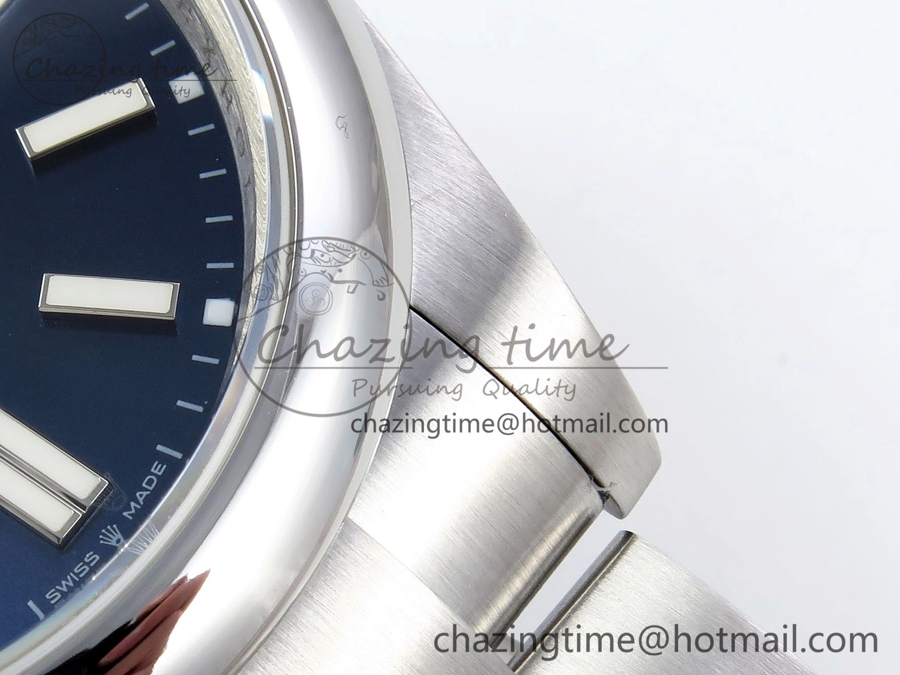 Oyster Perpetual 124300 41mm DIWF 1:1 Best Edition 904L Steel Blue Dial A3230