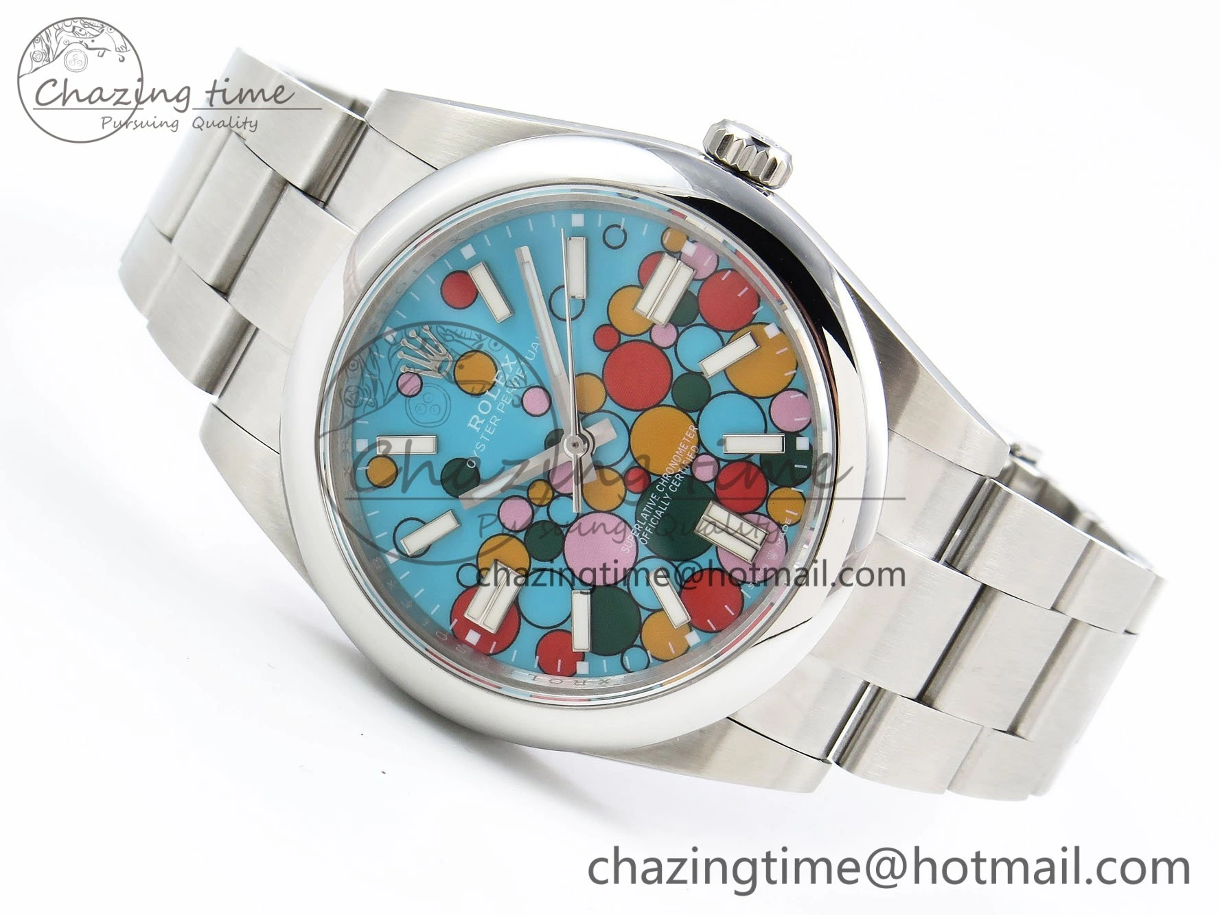 Oyster Perpetual 124300 41mm DIWF 1:1 Best Edition 904L Steel Celebration Dial A3230