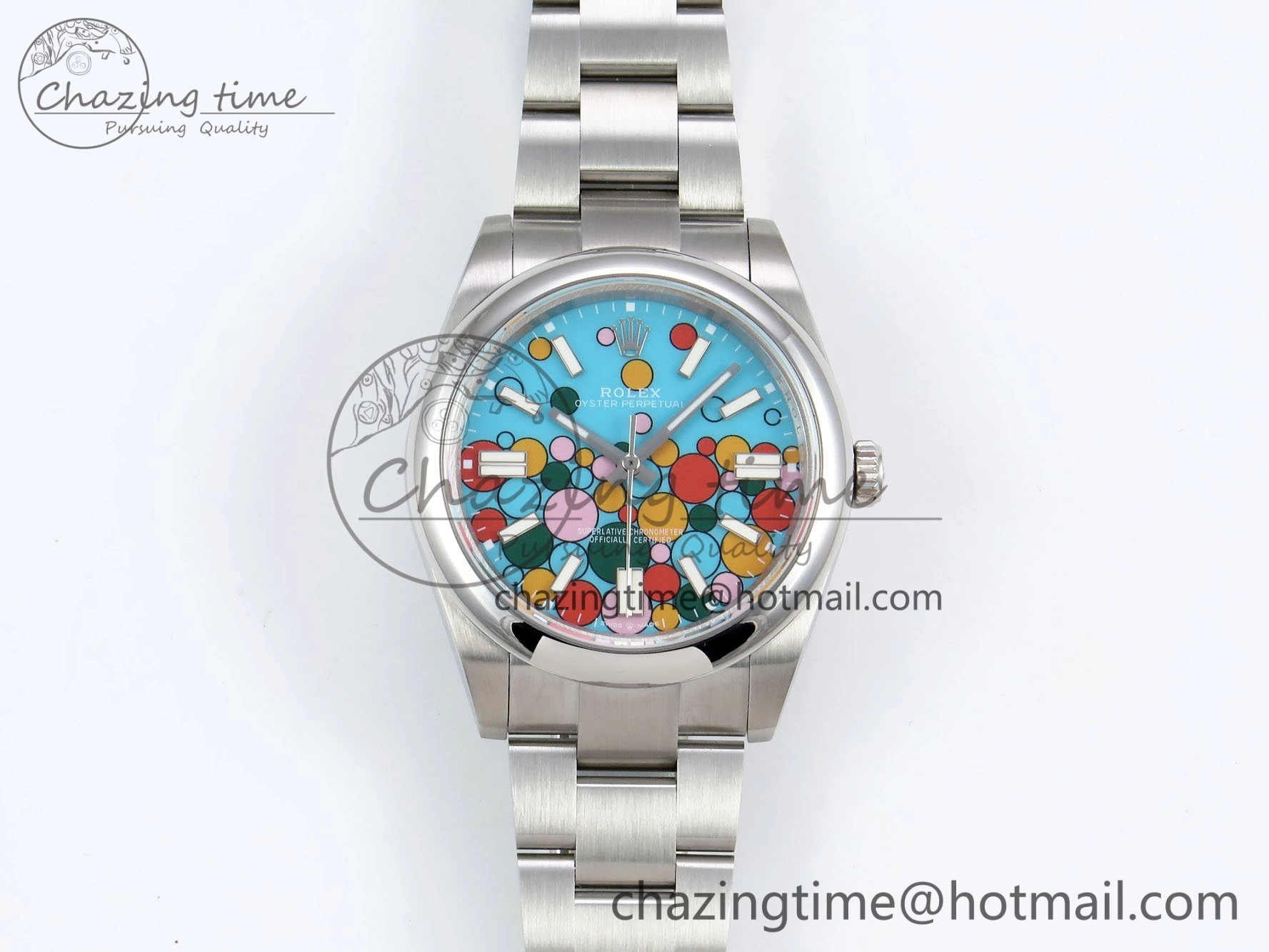 Oyster Perpetual 124300 41mm DIWF 1:1 Best Edition 904L Steel Celebration Dial A3230