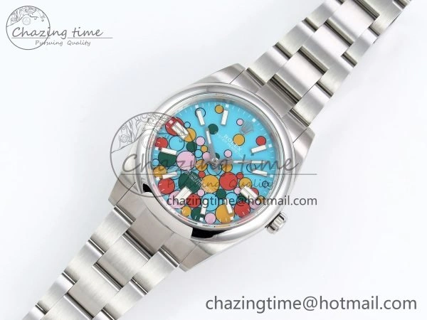 Oyster Perpetual 124300 41mm DIWF 1:1 Best Edition 904L Steel Celebration Dial A3230