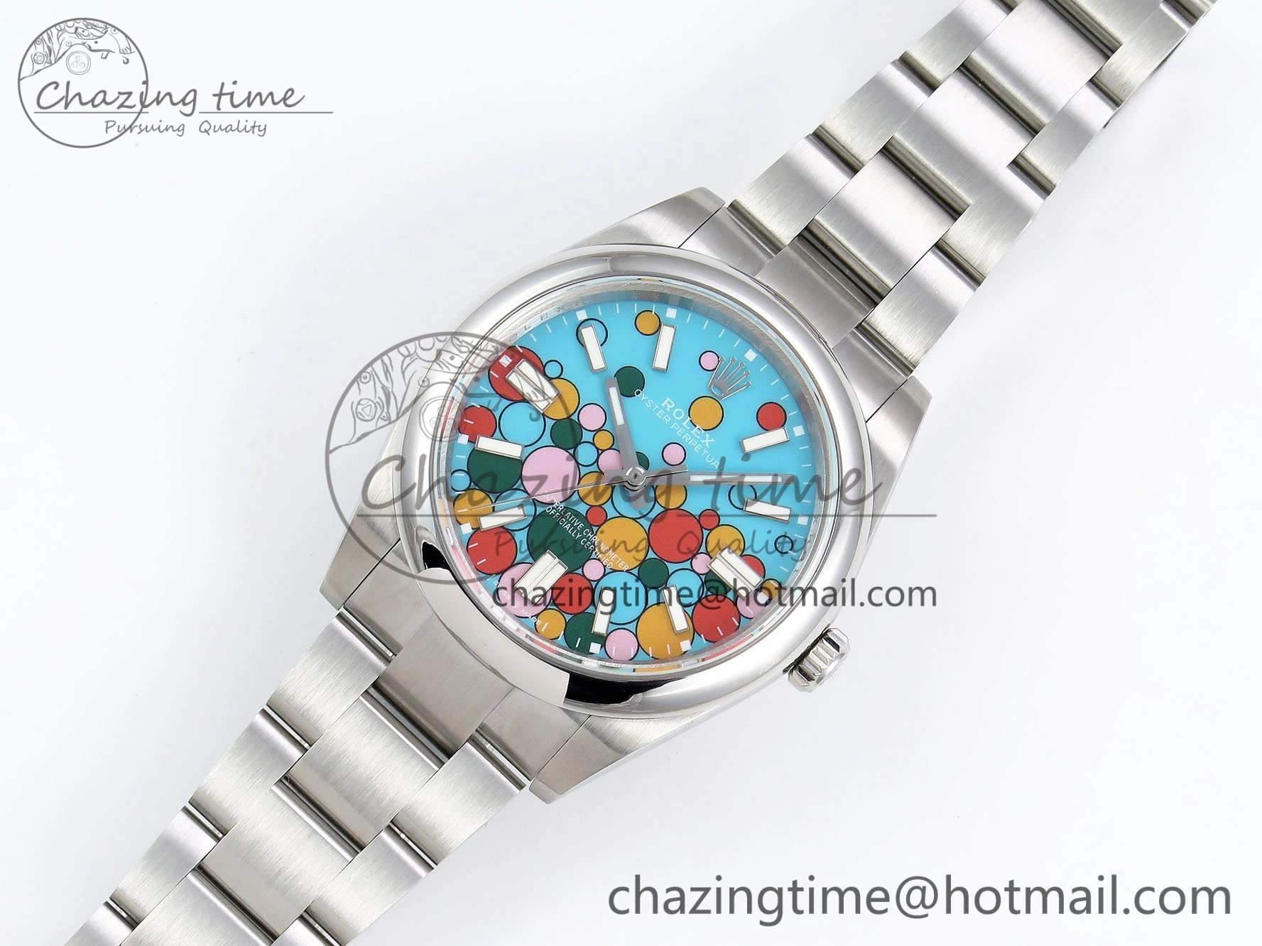 Oyster Perpetual 124300 41mm DIWF 1:1 Best Edition 904L Steel Celebration Dial A3230