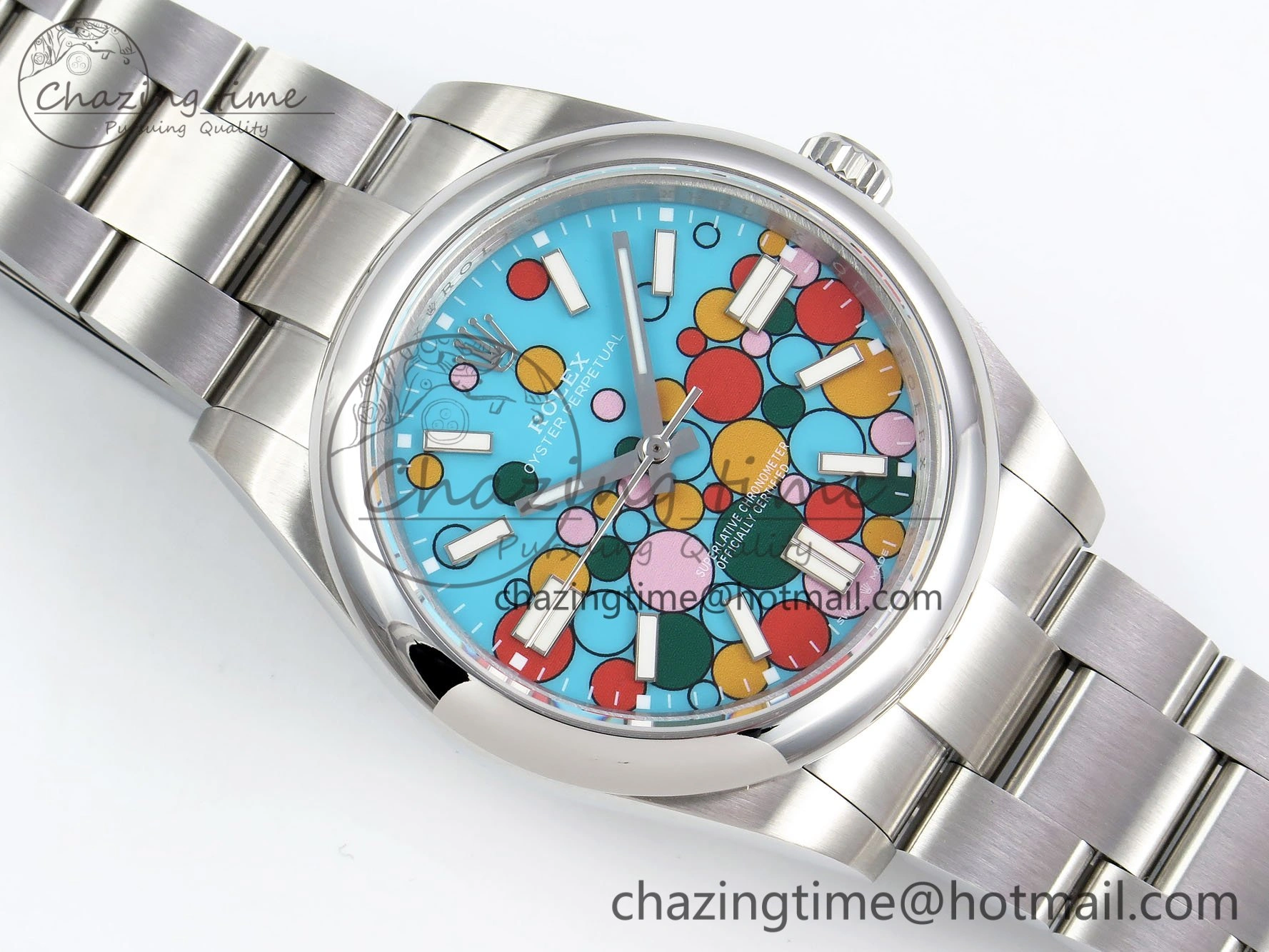 Oyster Perpetual 124300 41mm DIWF 1:1 Best Edition 904L Steel Celebration Dial A3230