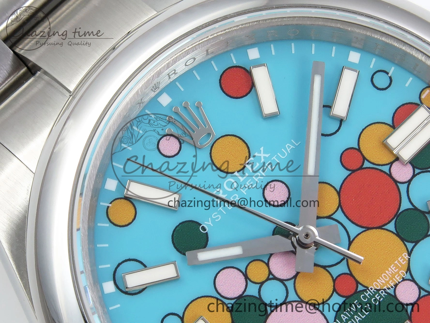 Oyster Perpetual 124300 41mm DIWF 1:1 Best Edition 904L Steel Celebration Dial A3230