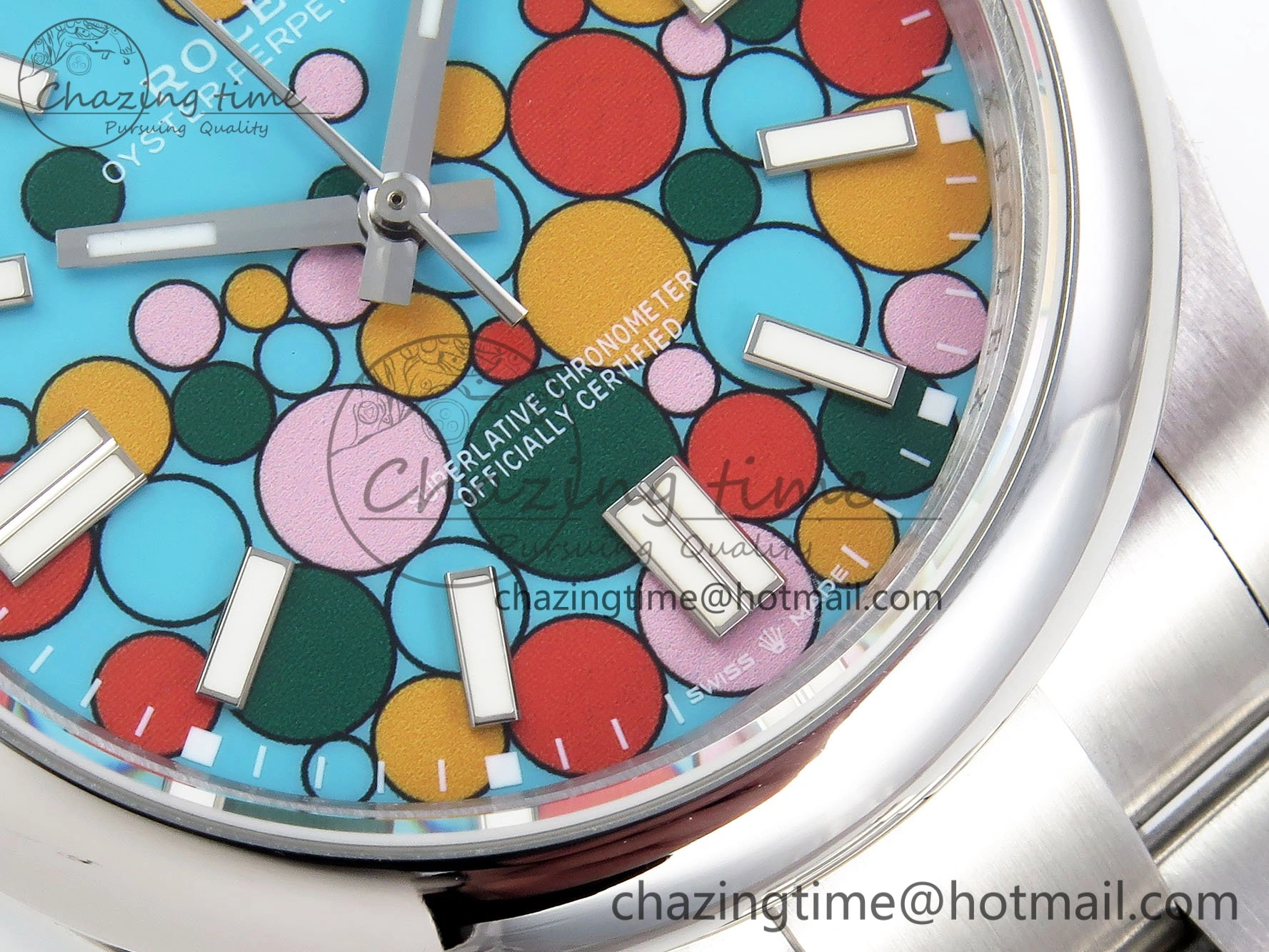 Oyster Perpetual 124300 41mm DIWF 1:1 Best Edition 904L Steel Celebration Dial A3230