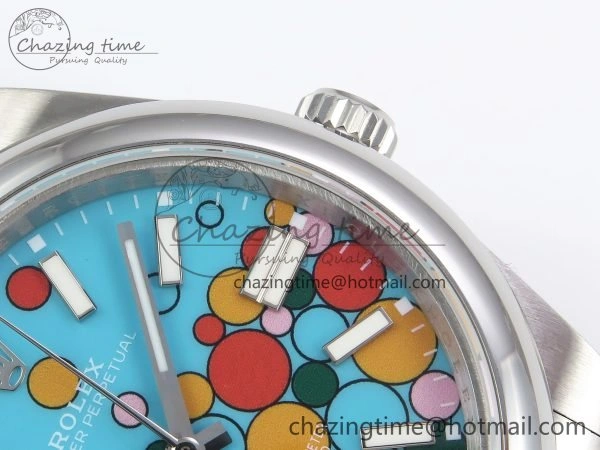Oyster Perpetual 124300 41mm DIWF 1:1 Best Edition 904L Steel Celebration Dial A3230