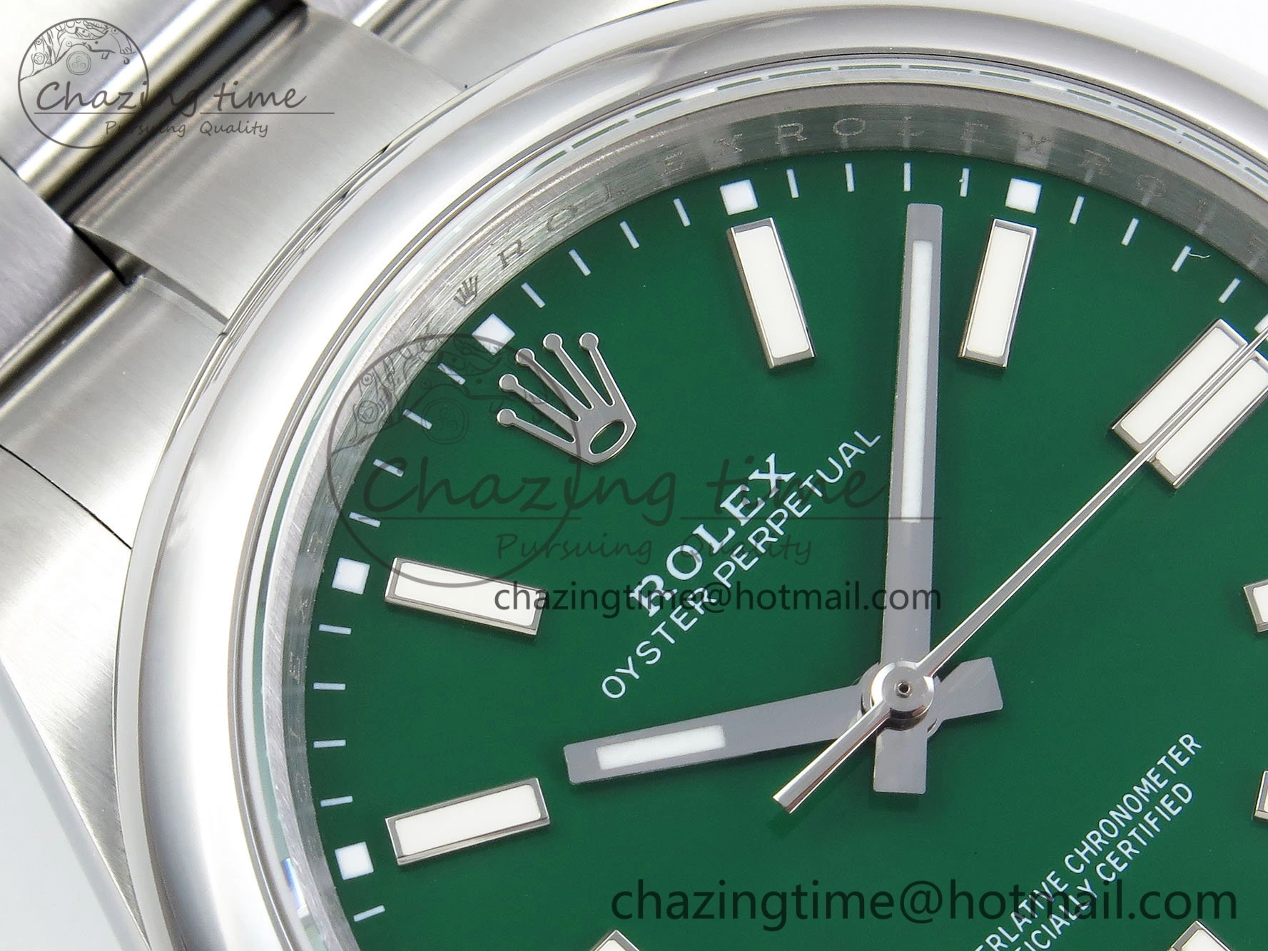 Oyster Perpetual 124300 41mm DIWF 1:1 Best Edition 904L Steel Green Dial A3230