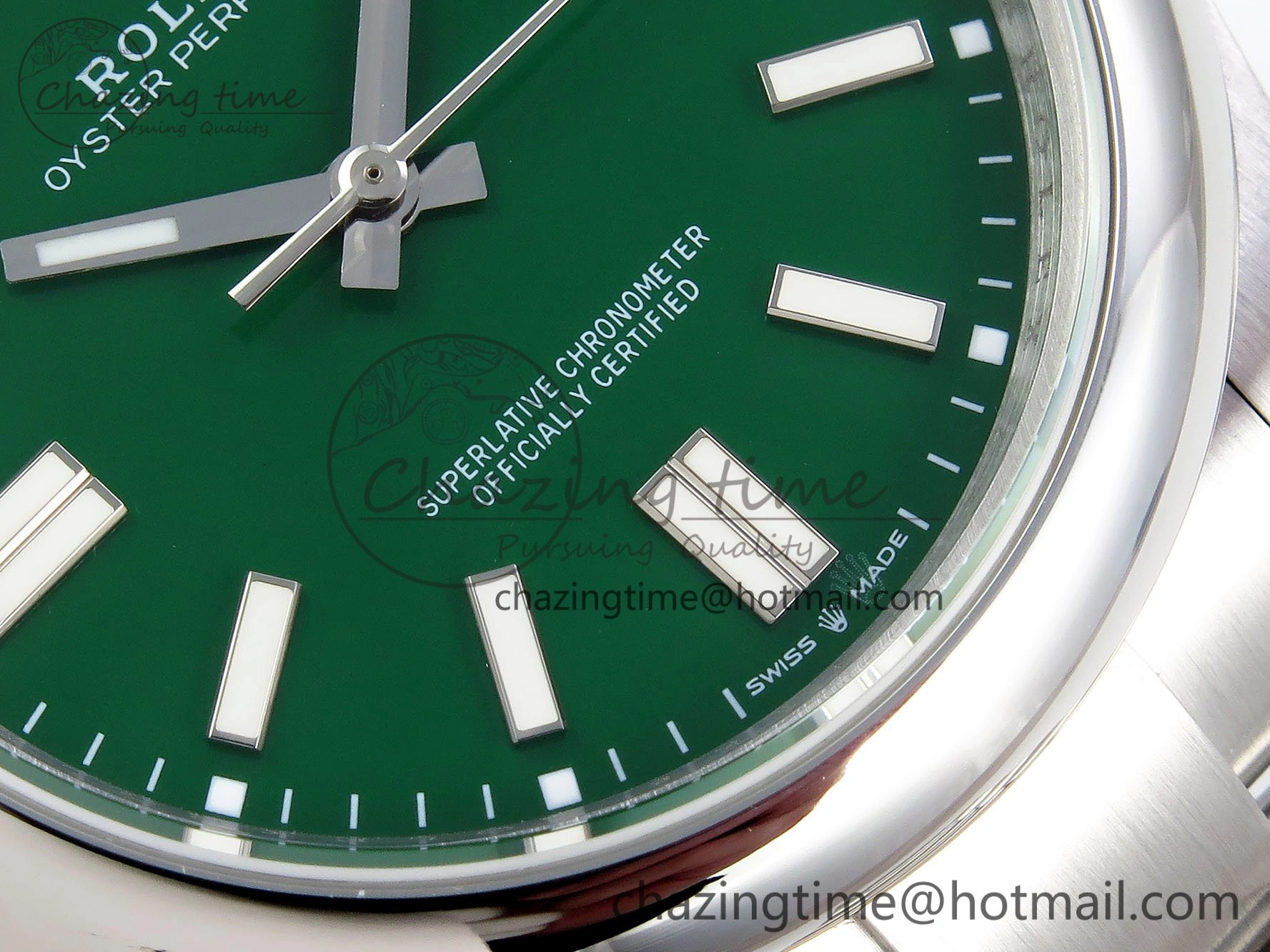 Oyster Perpetual 124300 41mm DIWF 1:1 Best Edition 904L Steel Green Dial A3230