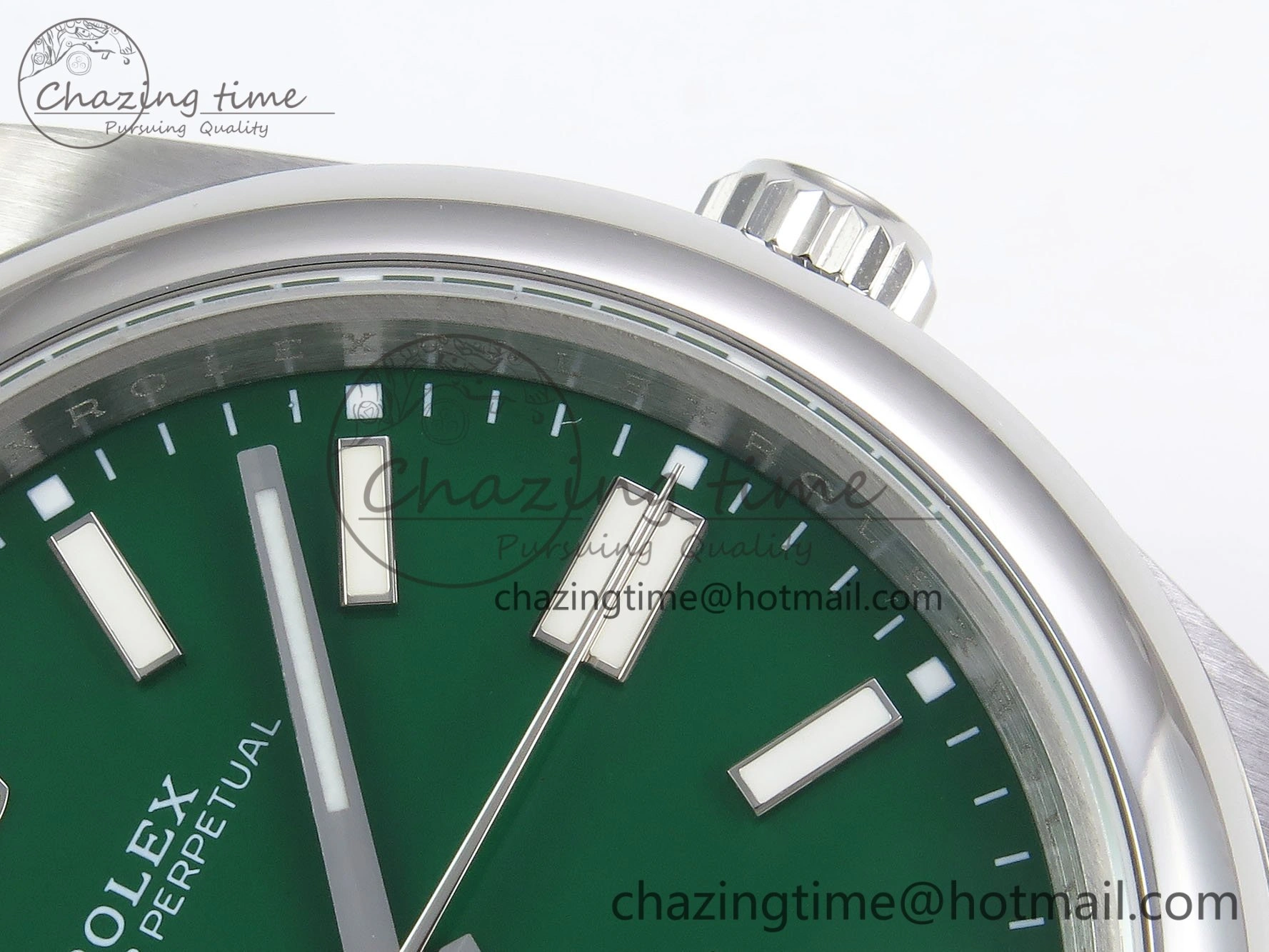 Oyster Perpetual 124300 41mm DIWF 1:1 Best Edition 904L Steel Green Dial A3230
