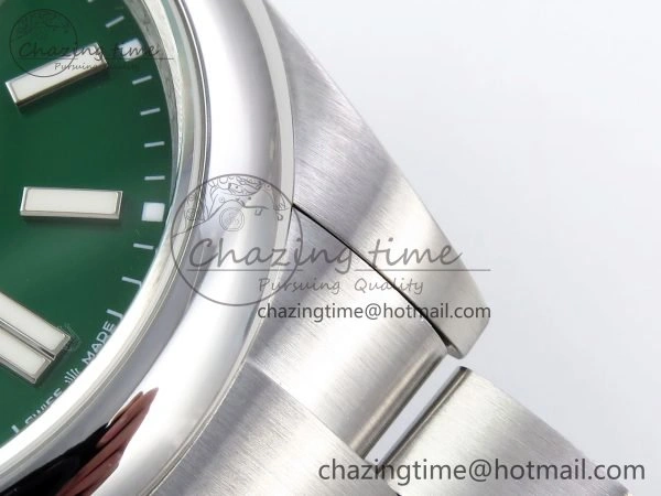 Oyster Perpetual 124300 41mm DIWF 1:1 Best Edition 904L Steel Green Dial A3230