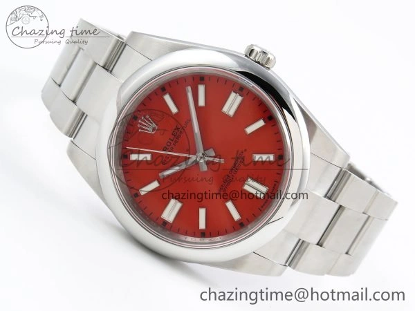 Oyster Perpetual 124300 41mm DIWF 1:1 Best Edition 904L Steel Orange Dial A3230