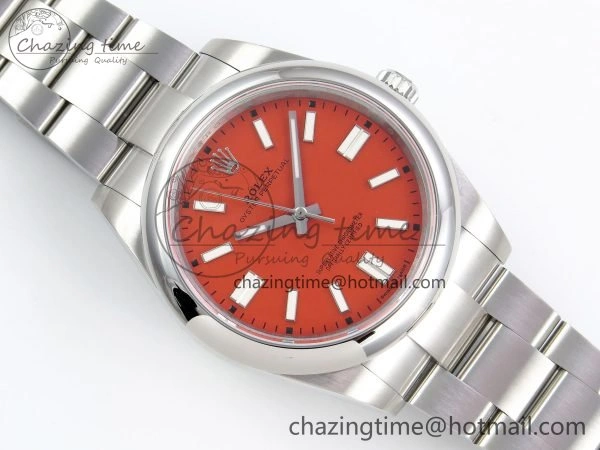 Oyster Perpetual 124300 41mm DIWF 1:1 Best Edition 904L Steel Orange Dial A3230