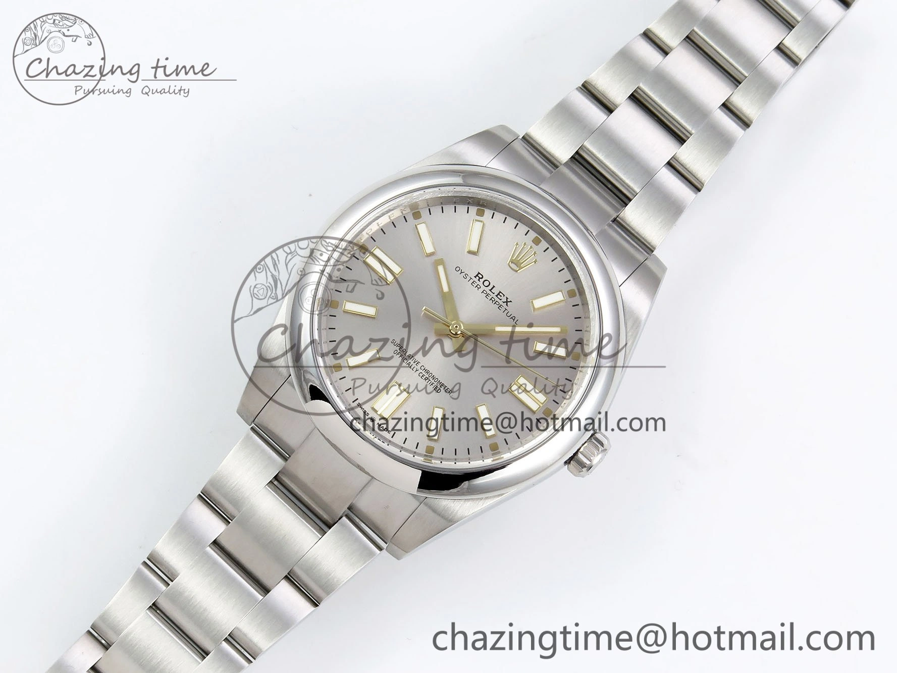 Oyster Perpetual 124300 41mm DIWF 1:1 Best Edition 904L Steel Silver Dial A3230