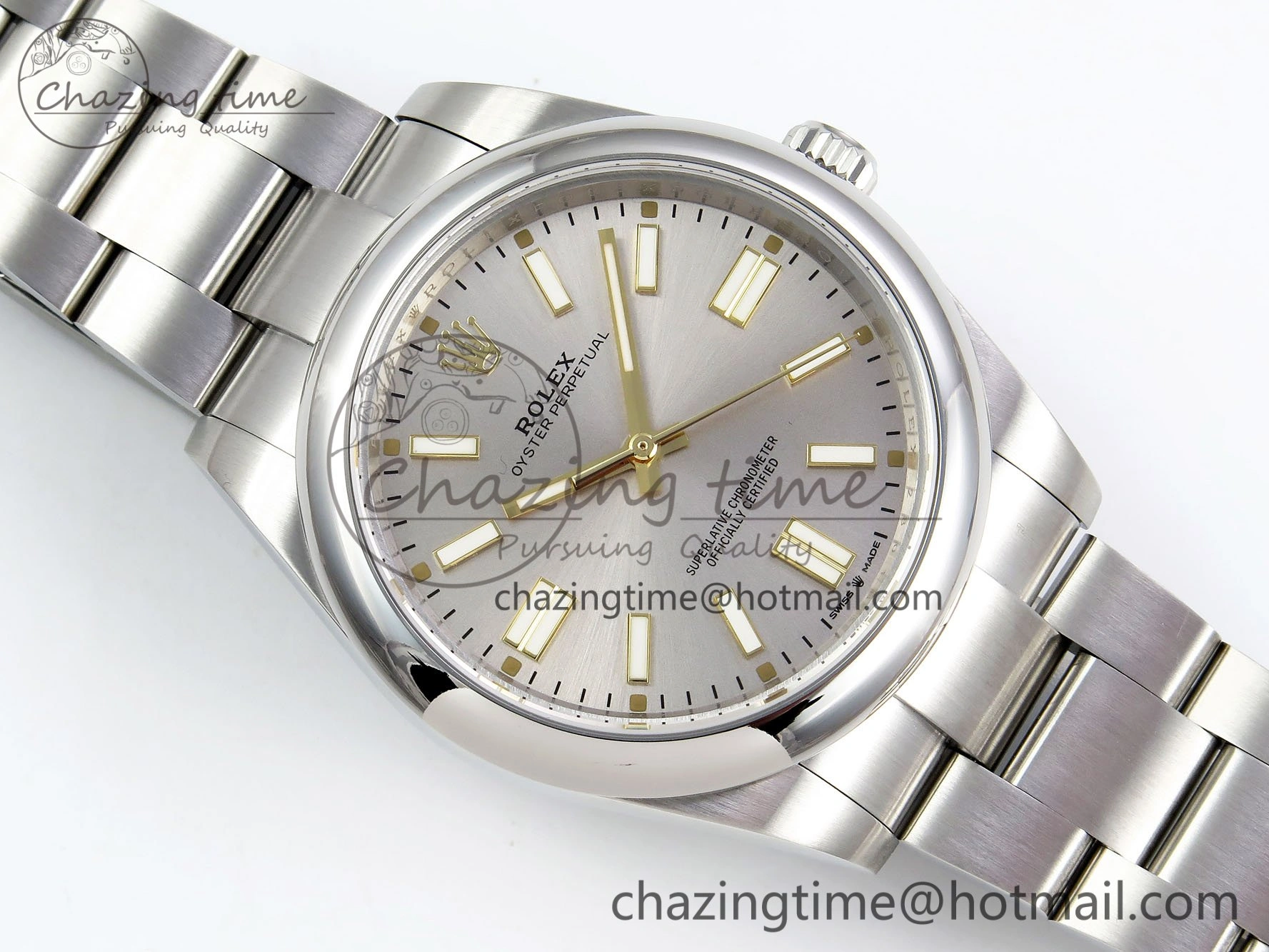 Oyster Perpetual 124300 41mm DIWF 1:1 Best Edition 904L Steel Silver Dial A3230