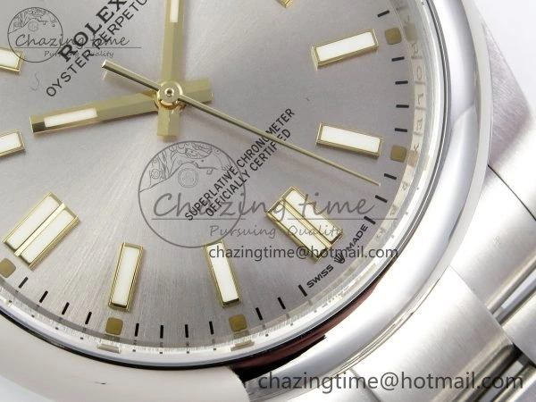 Oyster Perpetual 124300 41mm DIWF 1:1 Best Edition 904L Steel Silver Dial A3230
