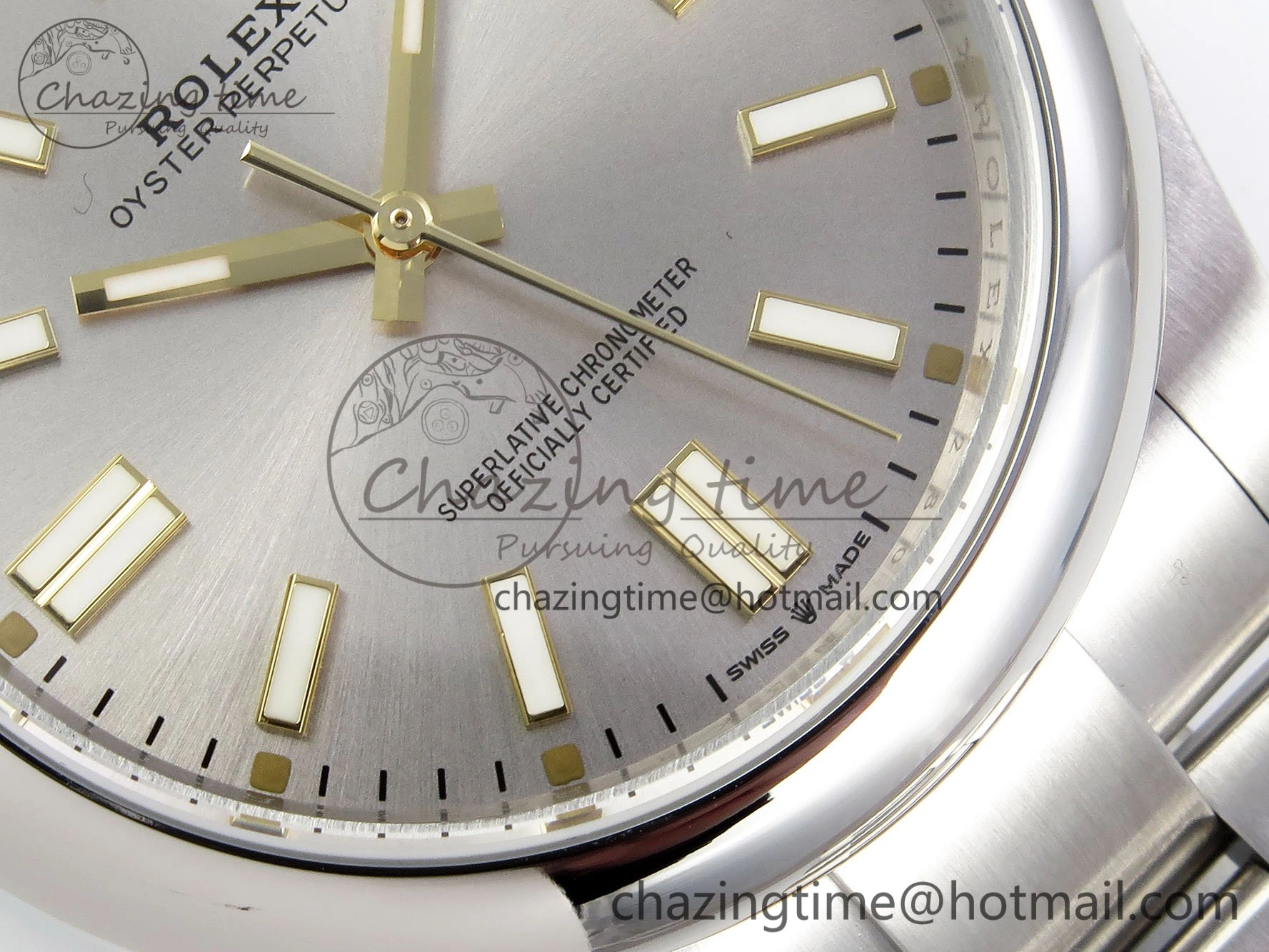 Oyster Perpetual 124300 41mm DIWF 1:1 Best Edition 904L Steel Silver Dial A3230