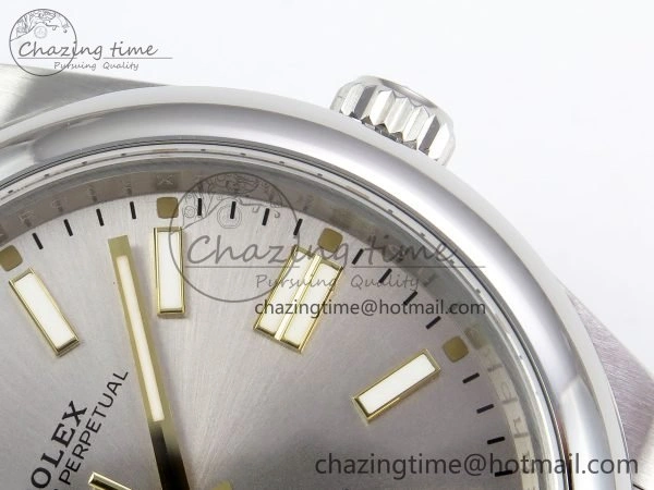 Oyster Perpetual 124300 41mm DIWF 1:1 Best Edition 904L Steel Silver Dial A3230