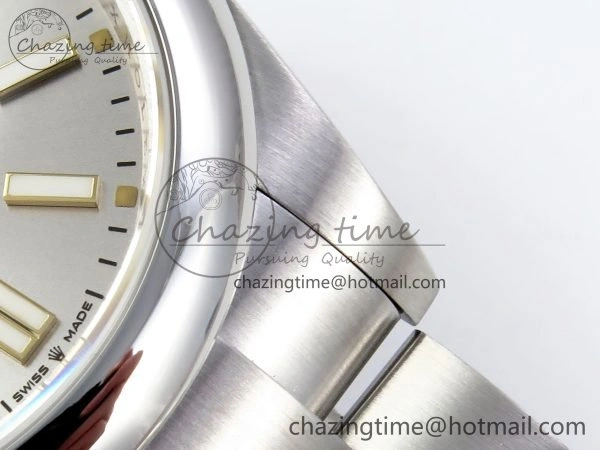 Oyster Perpetual 124300 41mm DIWF 1:1 Best Edition 904L Steel Silver Dial A3230