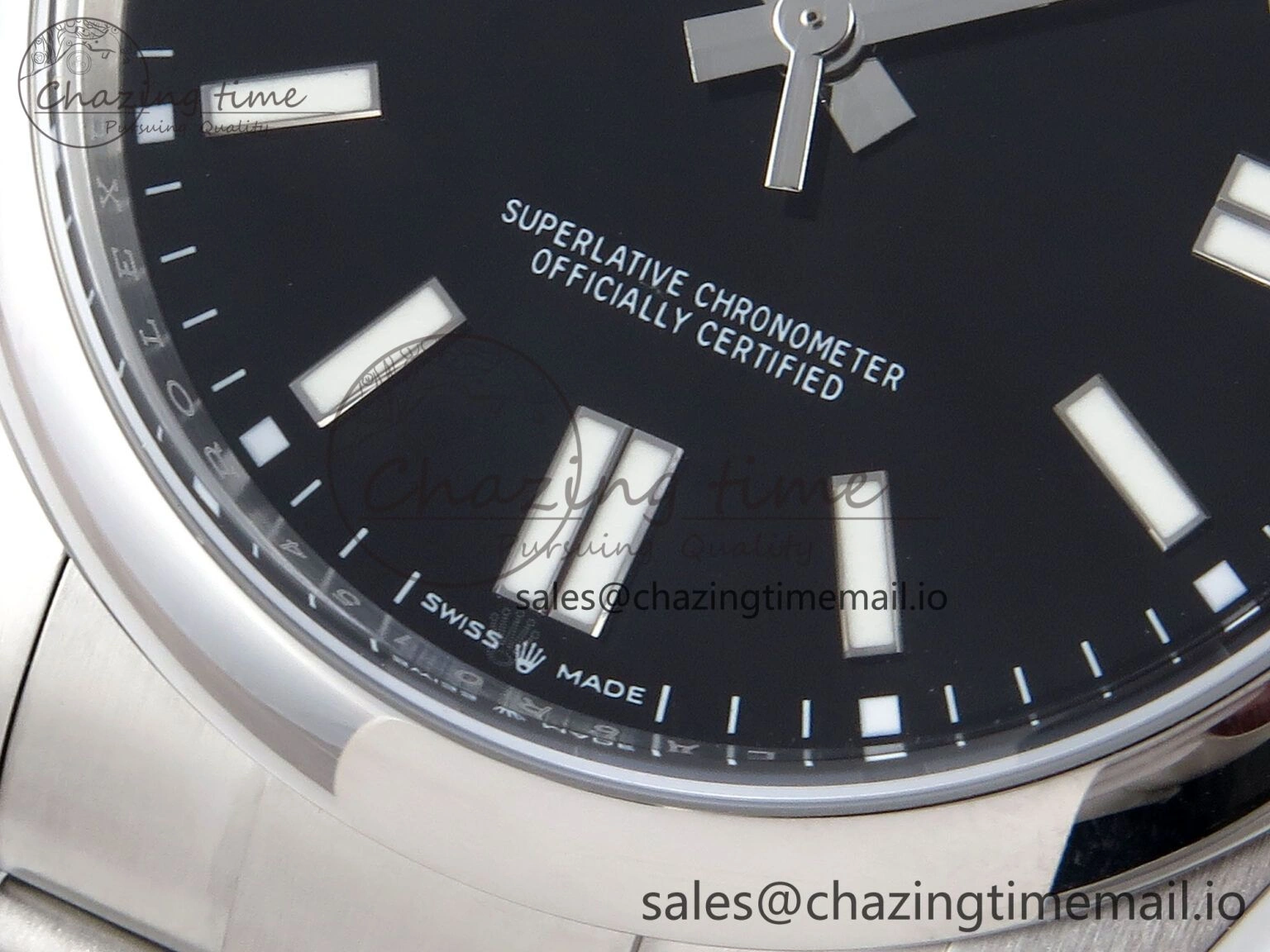 Oyster Perpetual 124300 41mm EWEF Best Edition 904L Steel Black Dial A3230