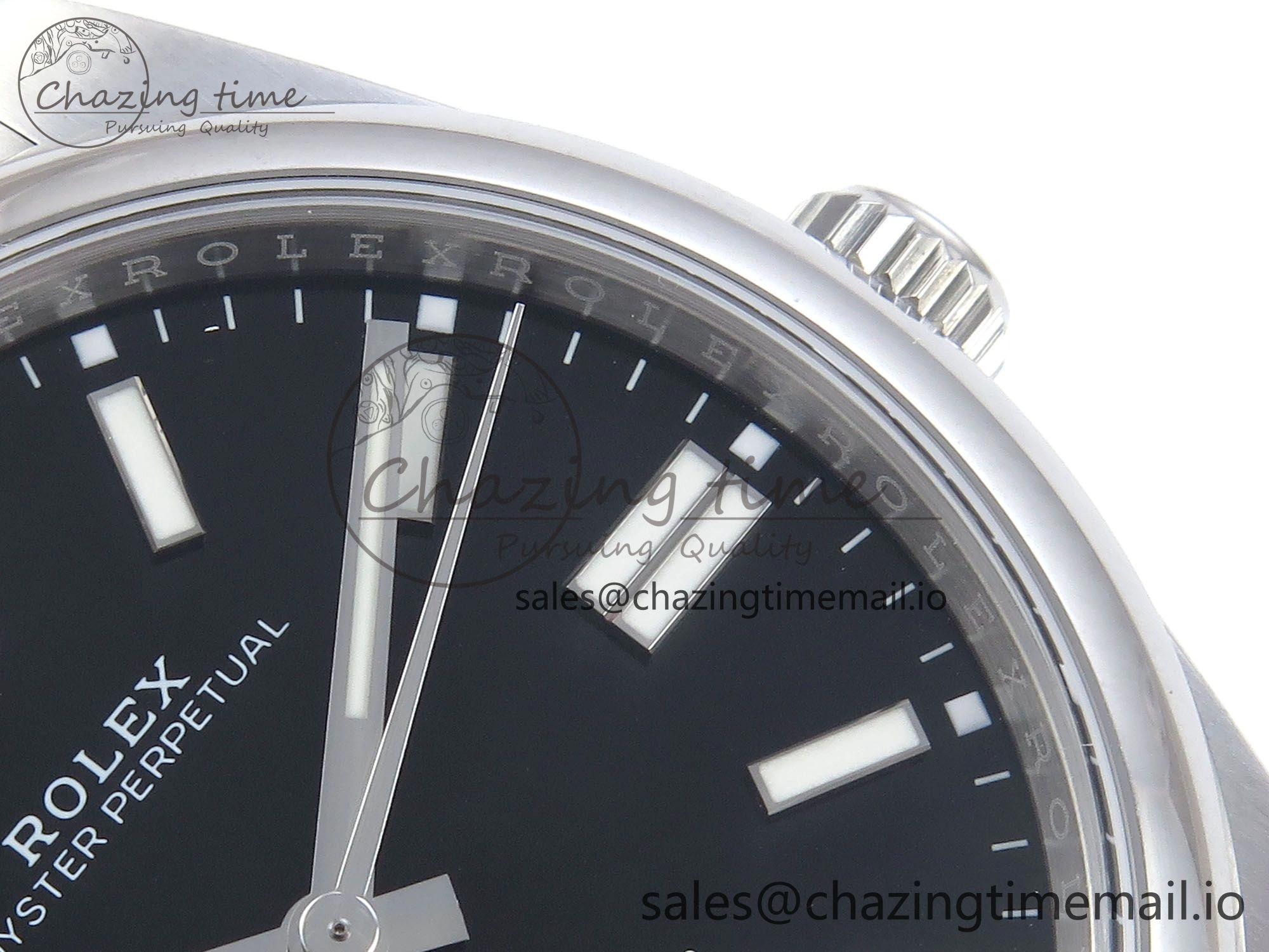 Oyster Perpetual 124300 41mm EWEF Best Edition 904L Steel Black Dial A3230