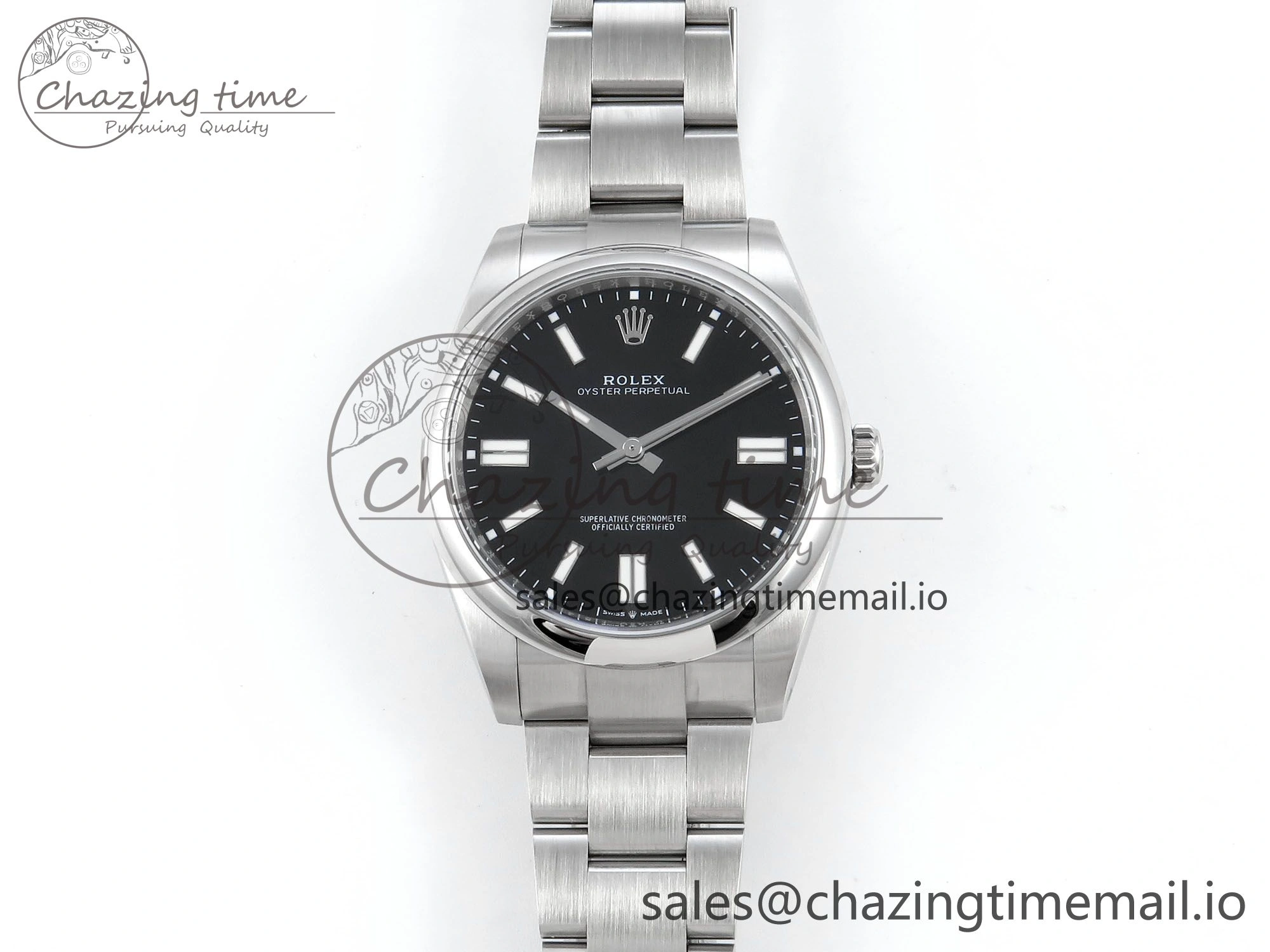Oyster Perpetual 124300 41mm EWEF Best Edition 904L Steel Black Dial A3230