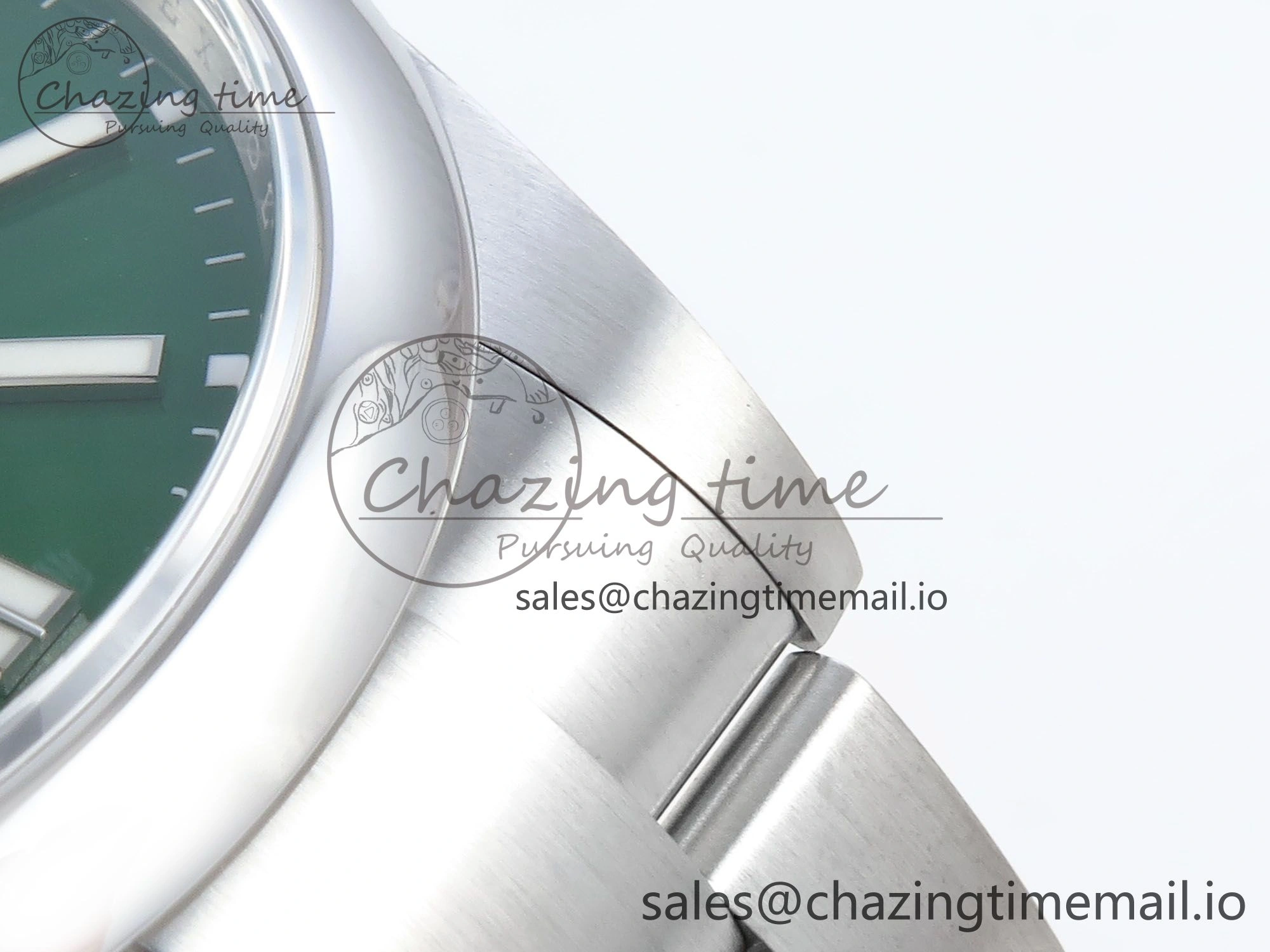 Oyster Perpetual 124300 41mm EWEF Best Edition 904L Steel Green Dial A3230