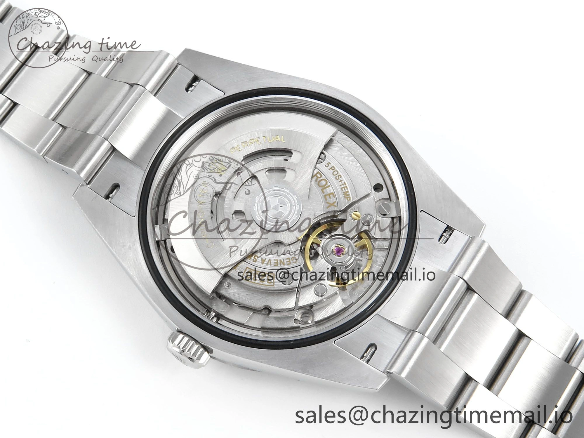 Oyster Perpetual 124300 41mm EWEF Best Edition 904L Steel Red Dial A3230