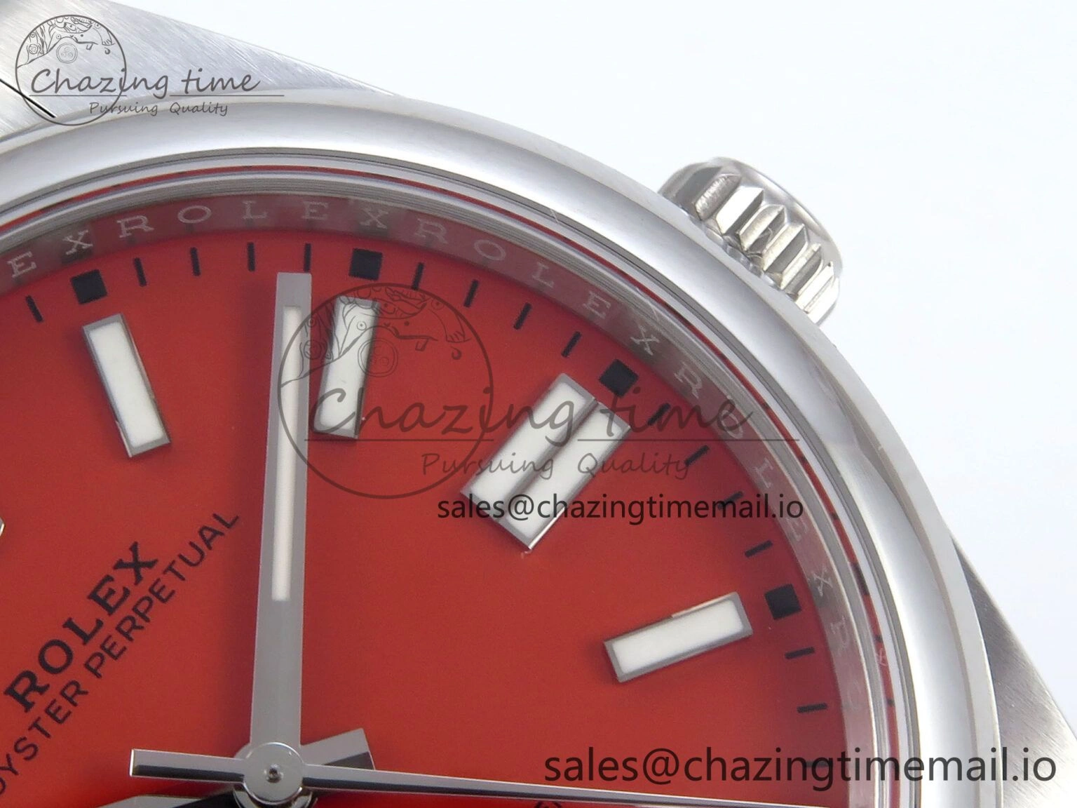 Oyster Perpetual 124300 41mm EWEF Best Edition 904L Steel Red Dial A3230
