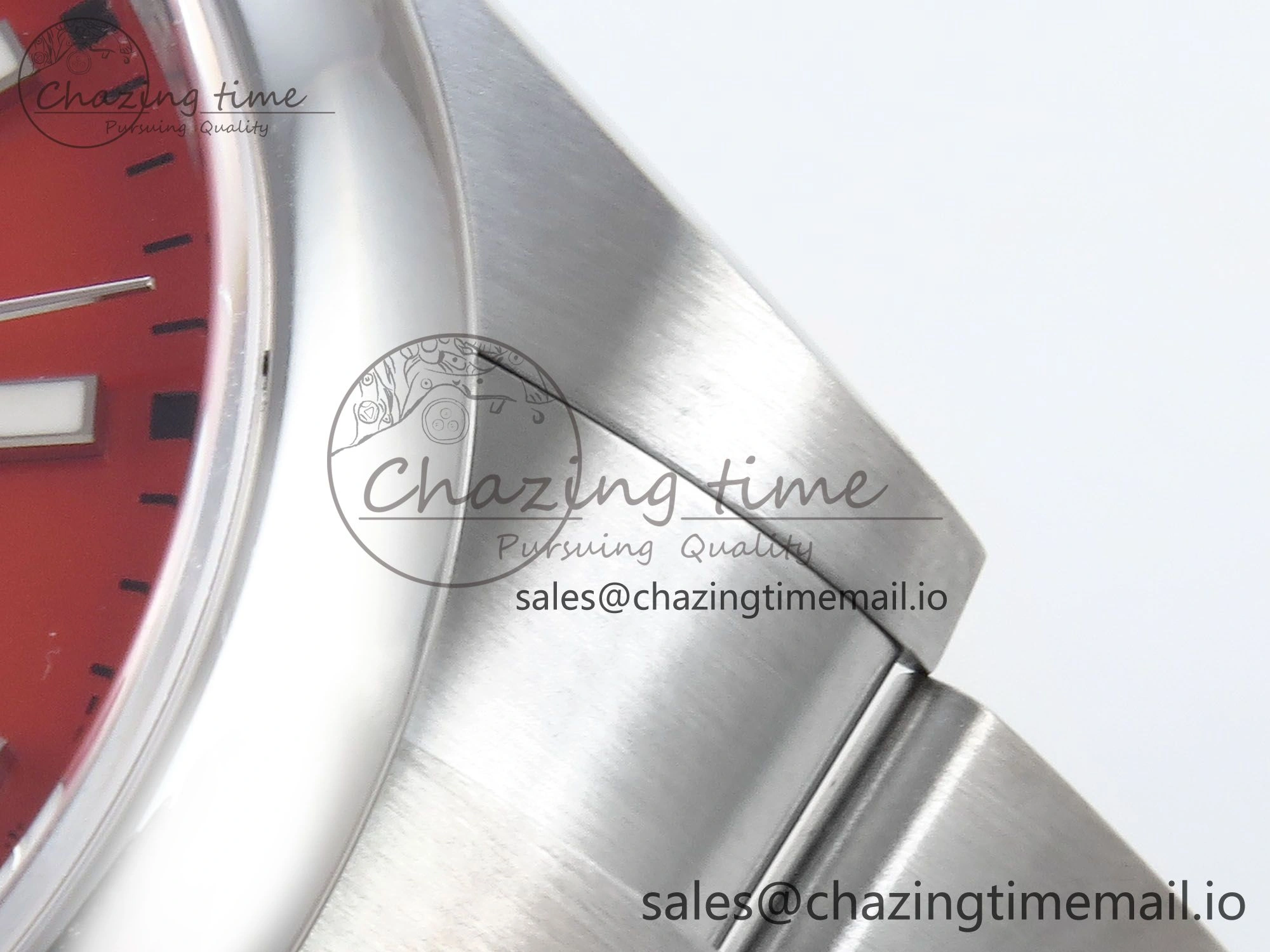 Oyster Perpetual 124300 41mm EWEF Best Edition 904L Steel Red Dial A3230