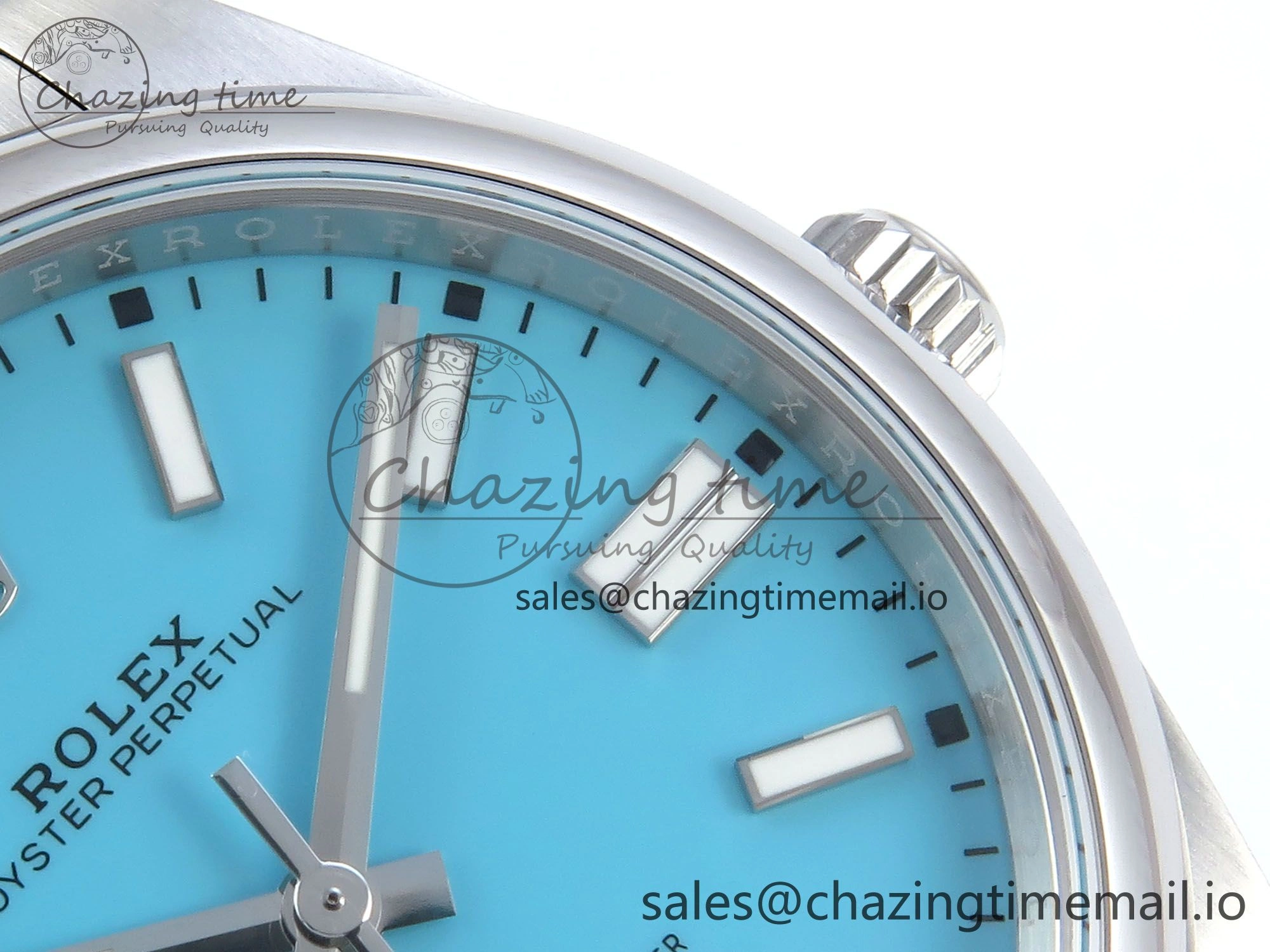 Oyster Perpetual 124300 41mm EWEF Best Edition 904L Steel Tiffany Blue Dial A3230