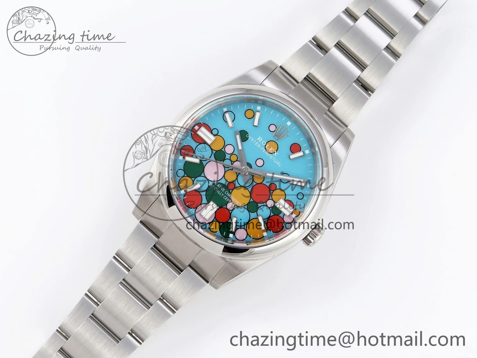 Oyster Perpetual 124300 41mm EWF 1:1 Best Edition 316L Steel Celebration Dial A3230