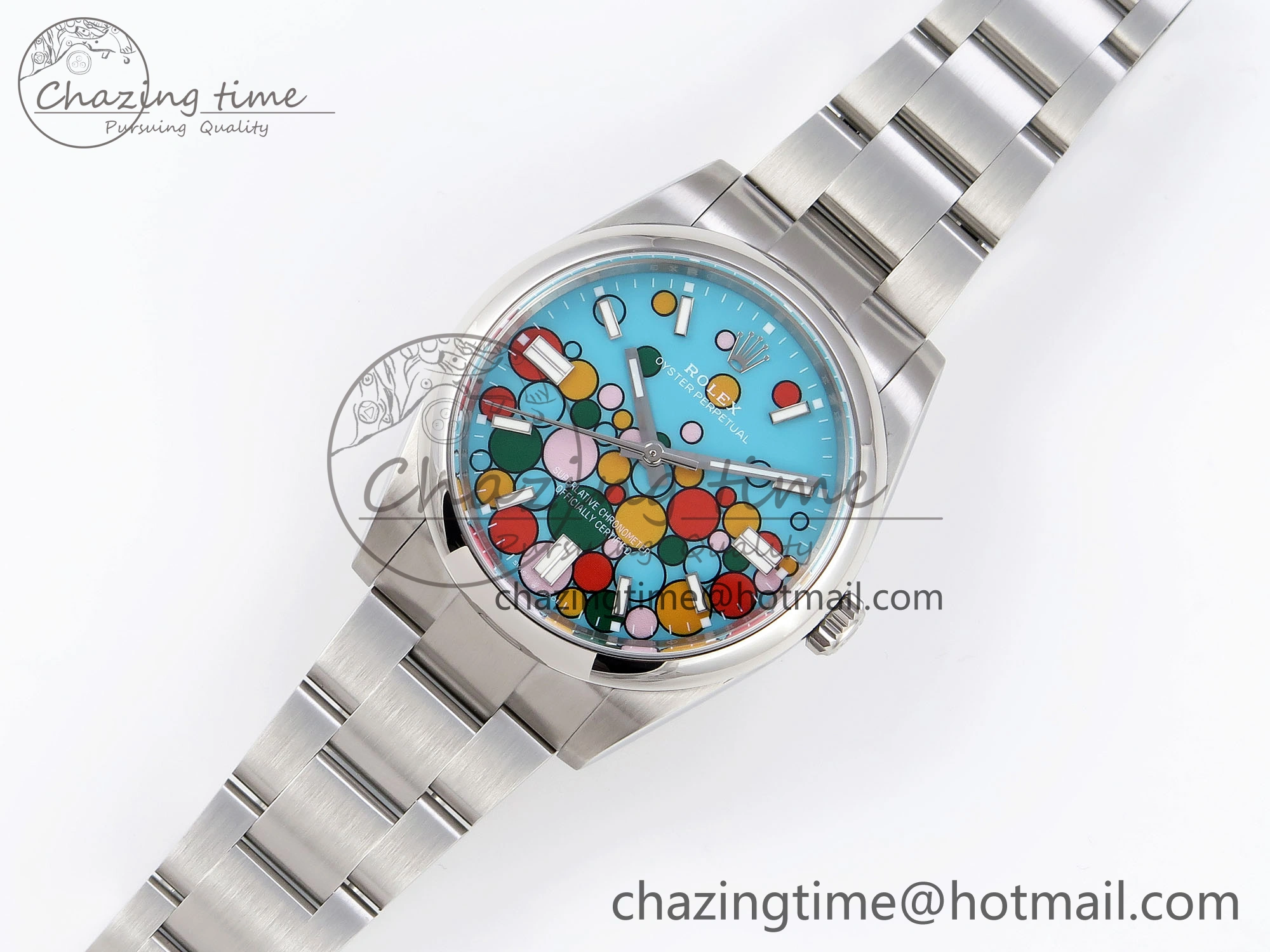 Oyster Perpetual 124300 41mm EWF 1:1 Best Edition 316L Steel Celebration Dial A3230