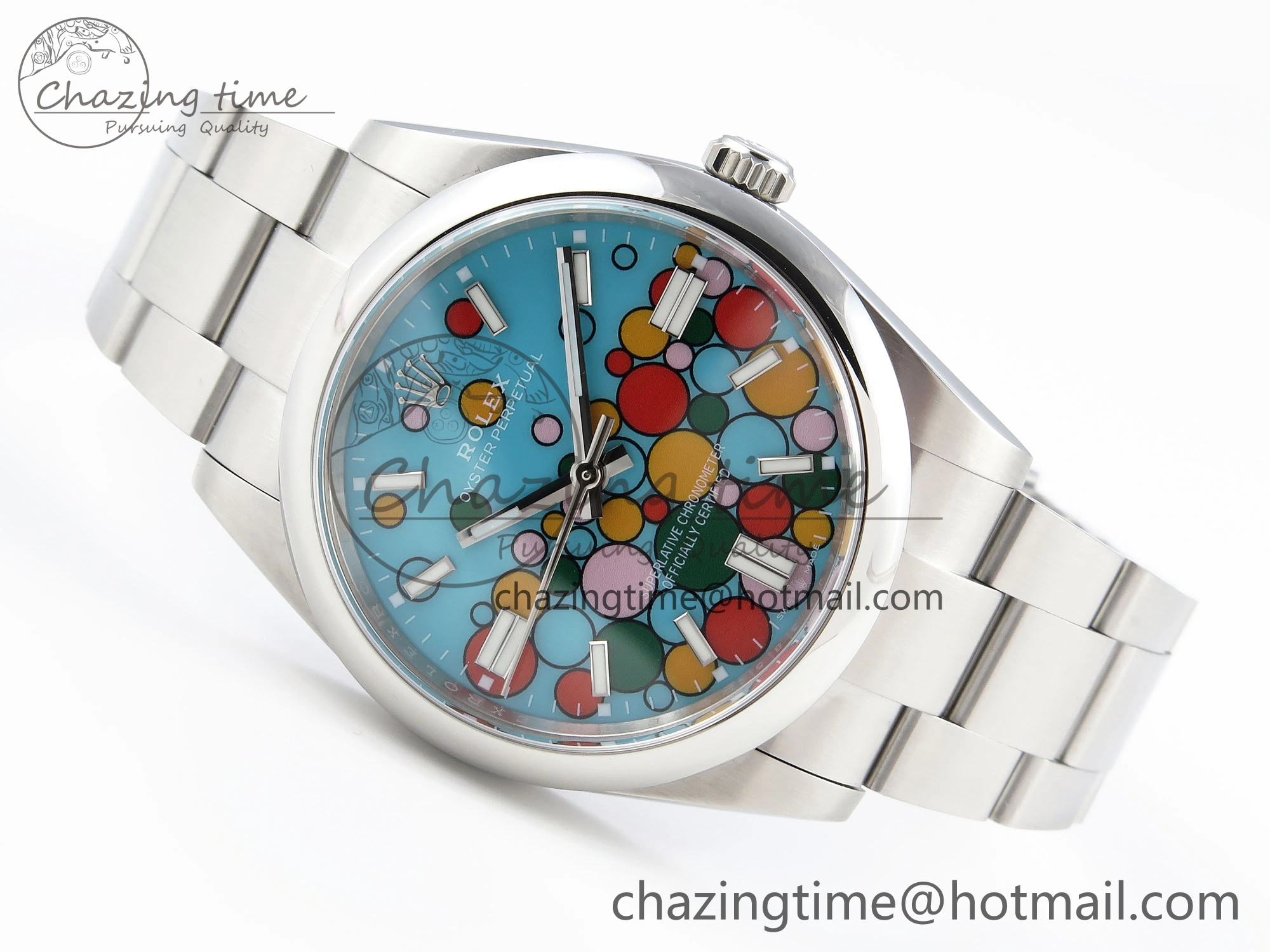 Oyster Perpetual 124300 41mm EWF 1:1 Best Edition 316L Steel Celebration Dial A3230