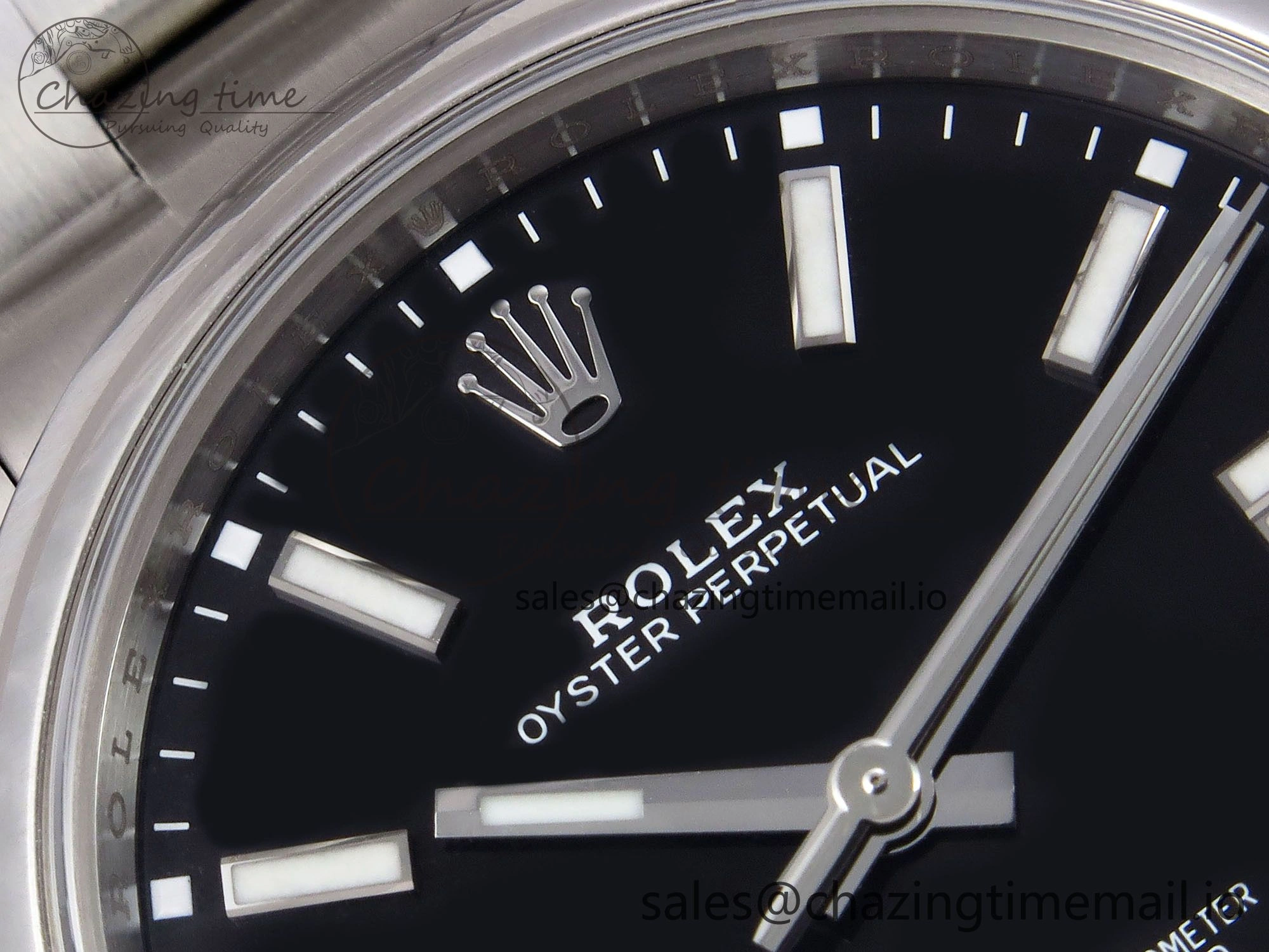 Oyster Perpetual 124300 41mm VSF 1:1 Best Edition 904L Steel Black Dial VS3235