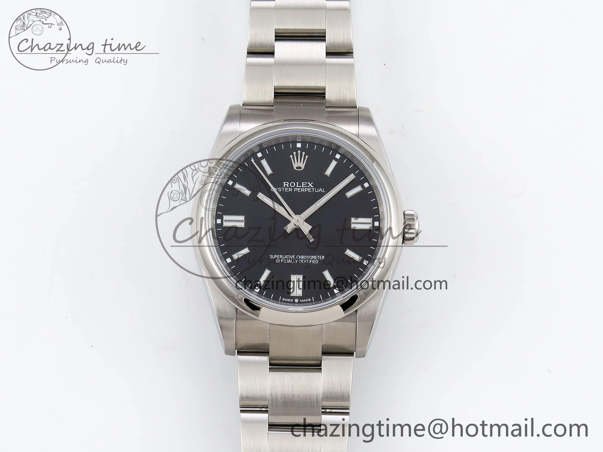 Oyster Perpetual 126000 36mm APF 1:1 Best Edition 904L Steel Black Dial VR3230