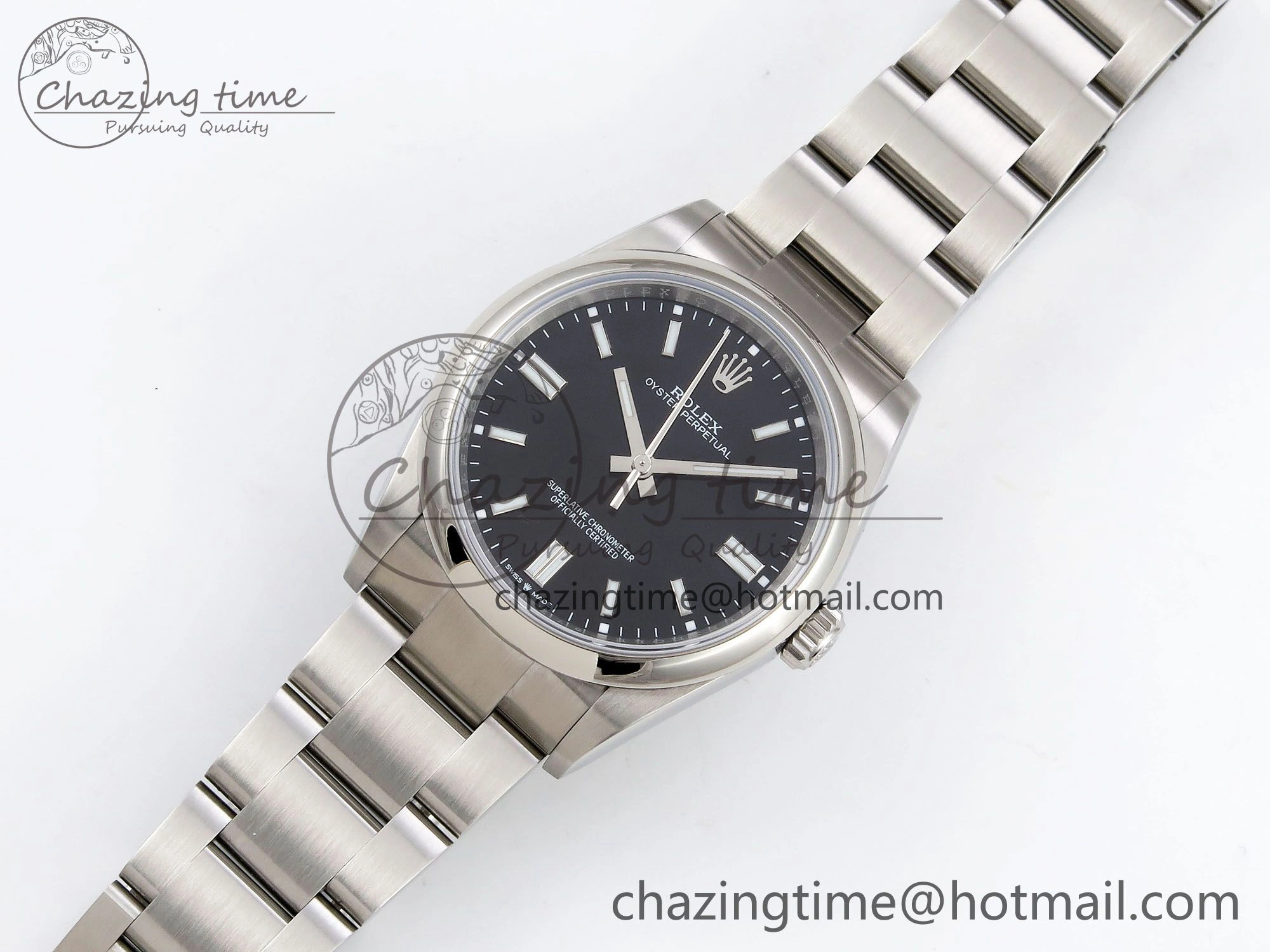 Oyster Perpetual 126000 36mm APF 1:1 Best Edition 904L Steel Black Dial VR3230