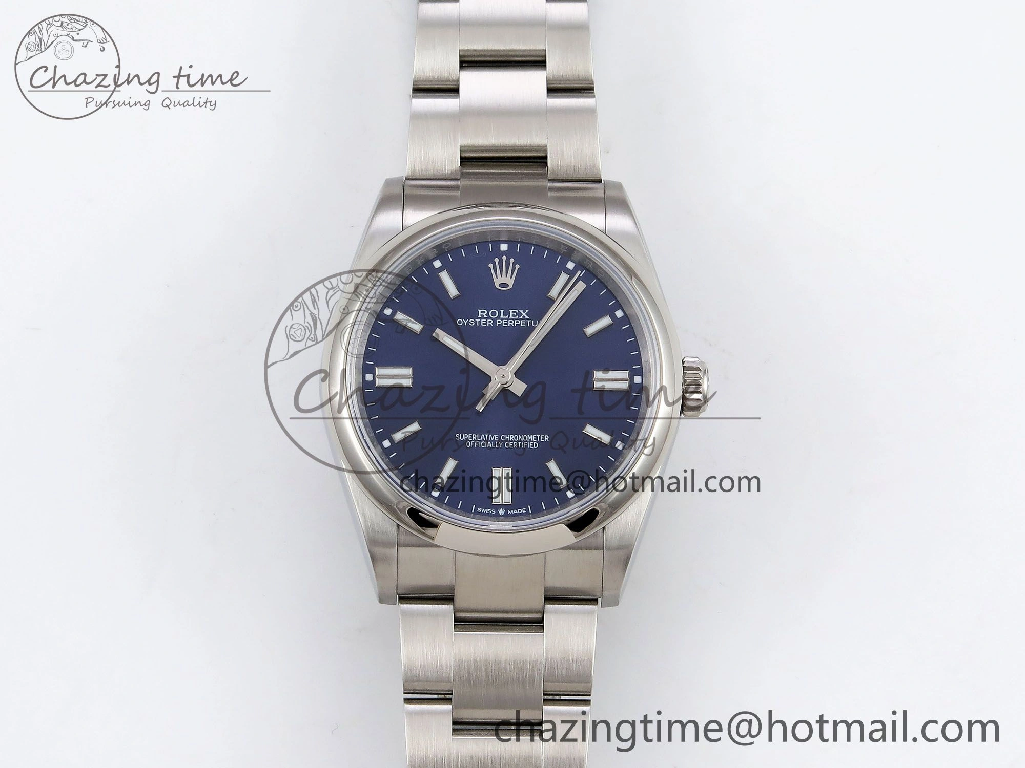 Oyster Perpetual 126000 36mm APF 1:1 Best Edition 904L Steel Blue Dial VR3230