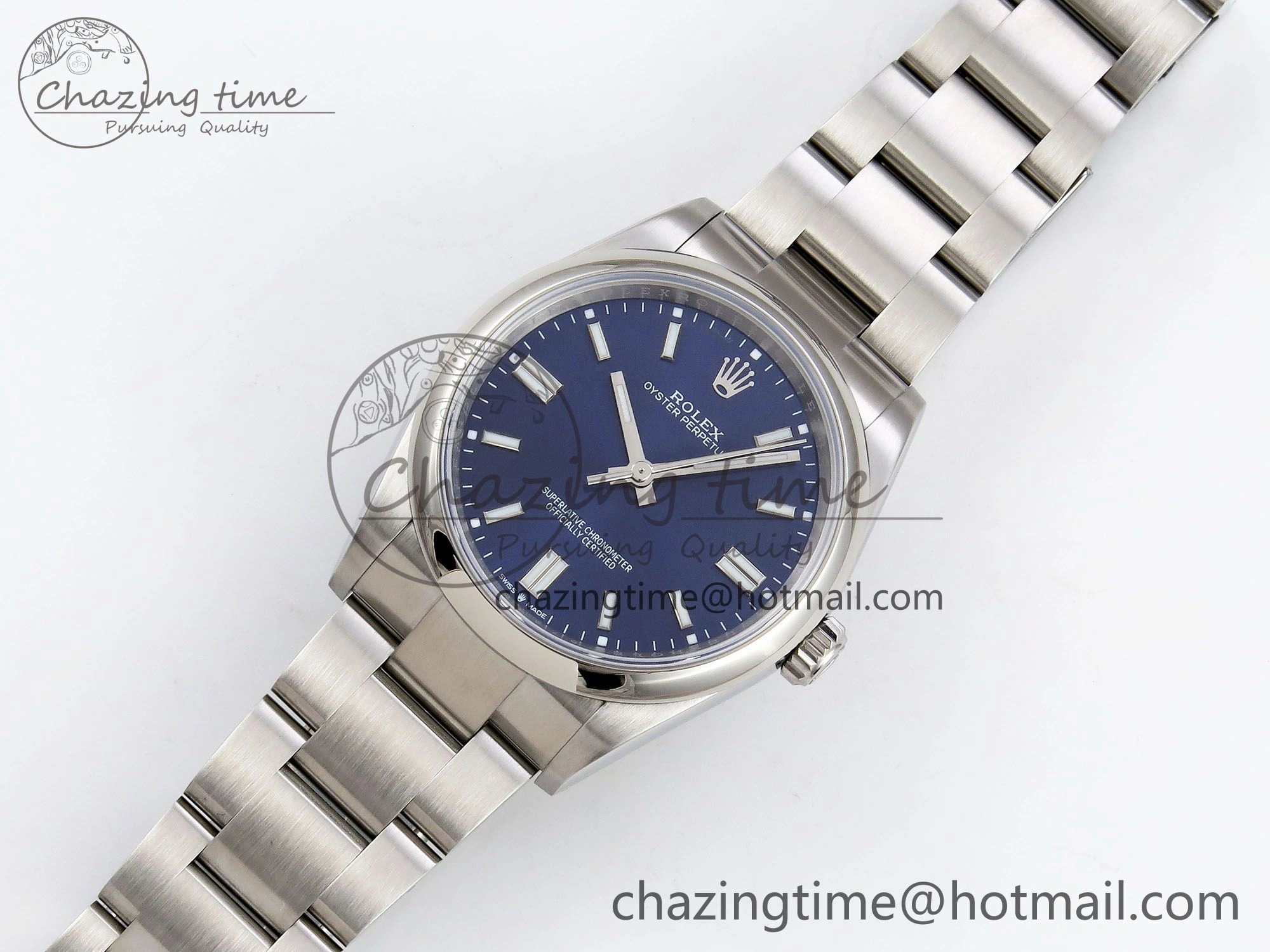 Oyster Perpetual 126000 36mm APF 1:1 Best Edition 904L Steel Blue Dial VR3230