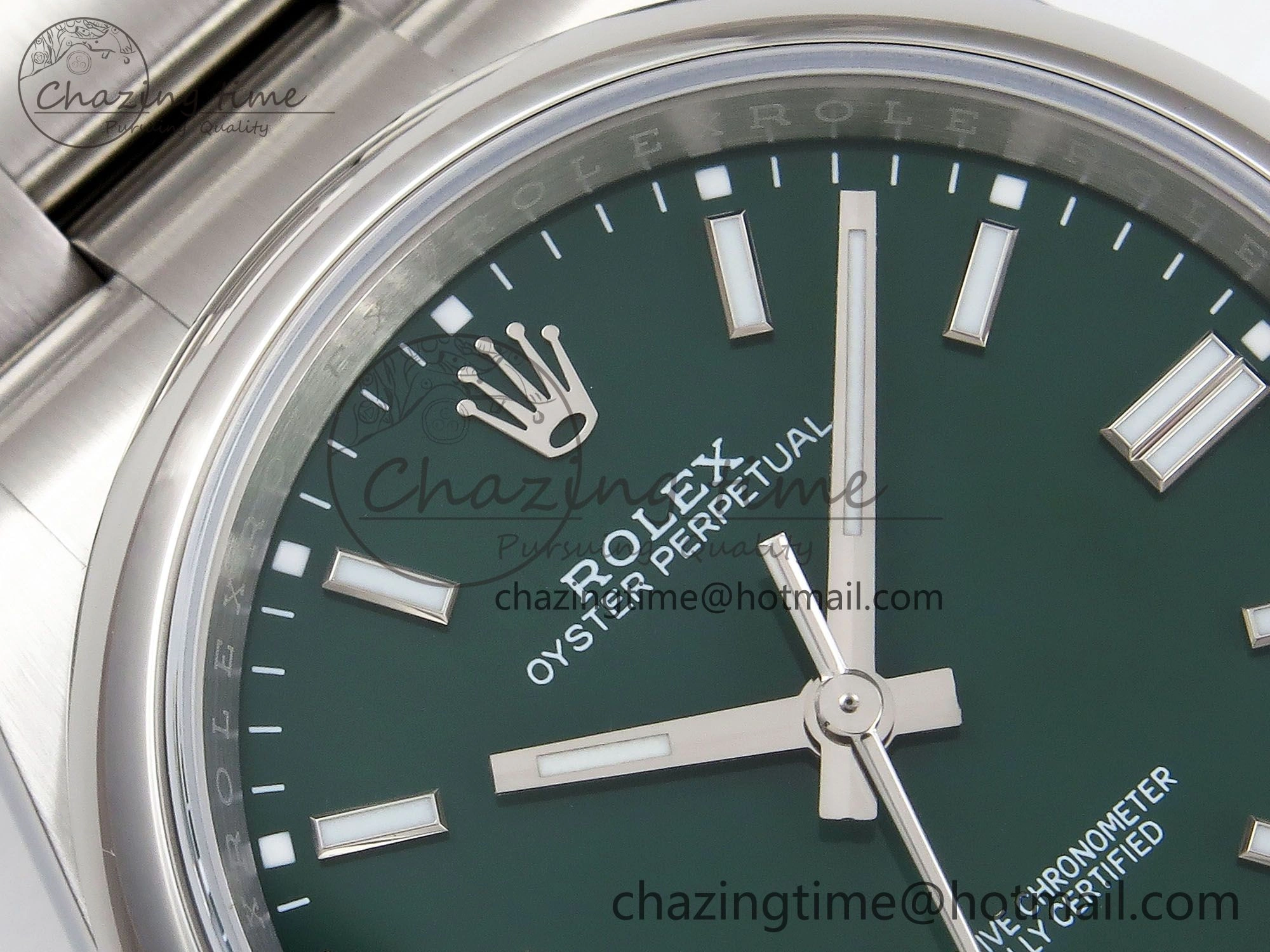 Oyster Perpetual 126000 36mm APF 1:1 Best Edition 904L Steel Green Dial VR3230
