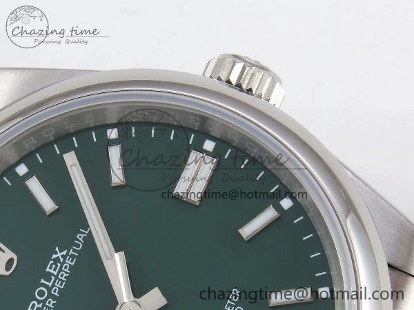 Oyster Perpetual 126000 36mm APF 1:1 Best Edition 904L Steel Green Dial VR3230